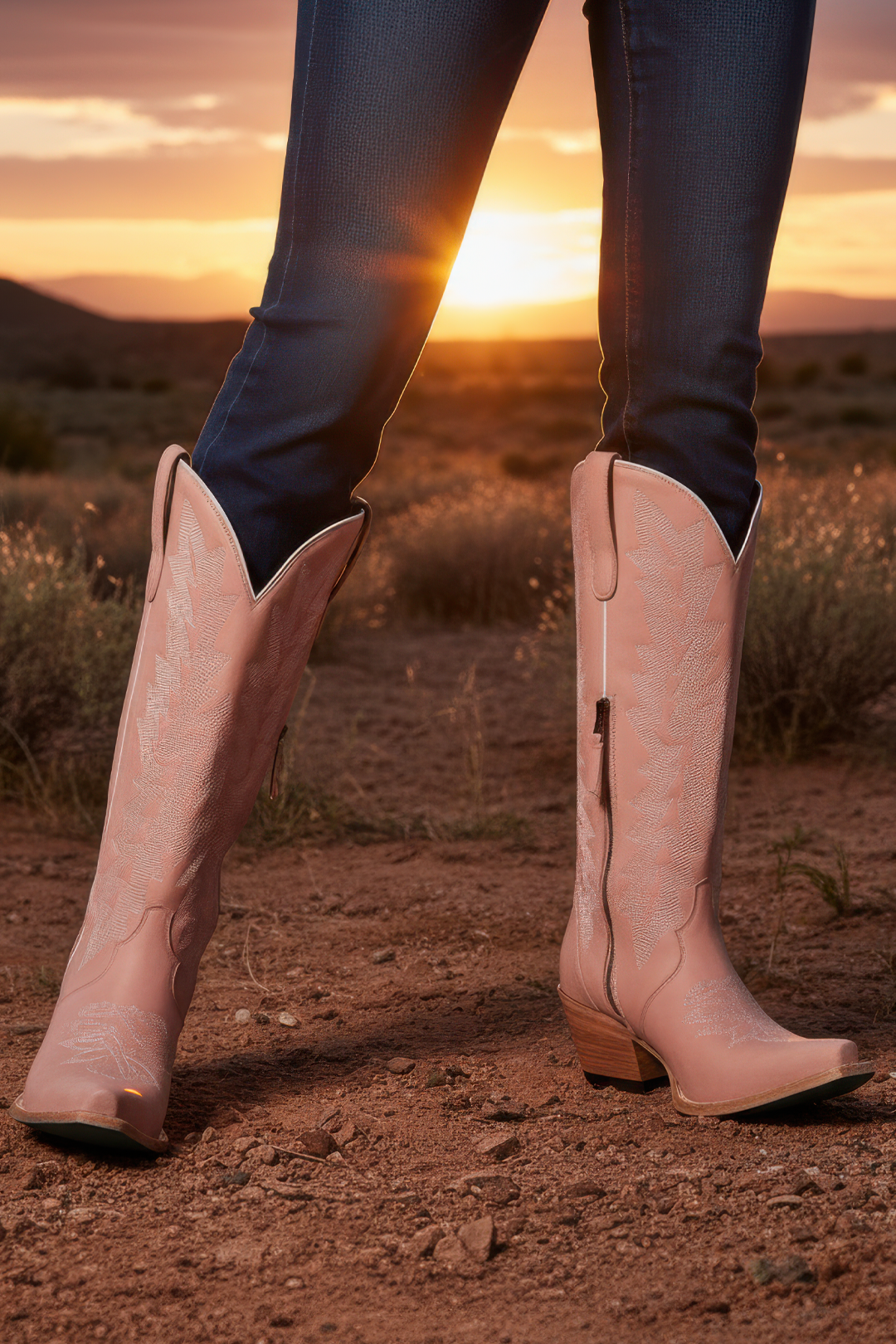 Go West X Lane Gallatin Boot - Blush ** Final Sale **