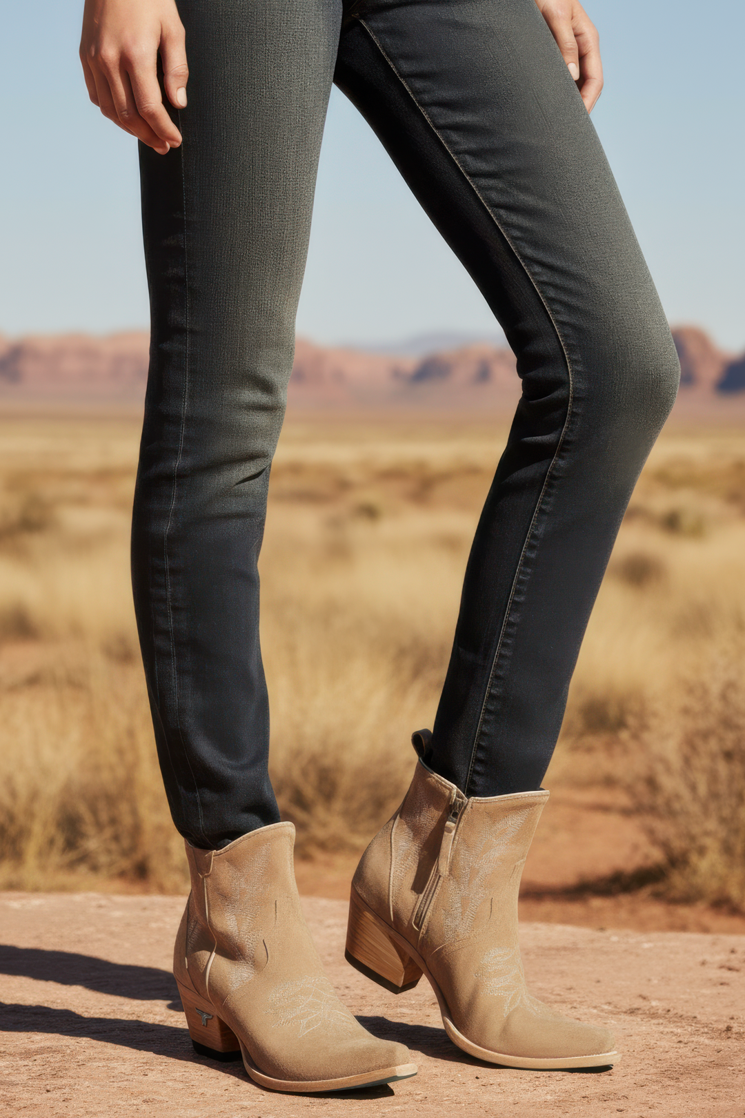 Go West X Lane Gallatin Bootie - Latte Suede ** Final Sale **