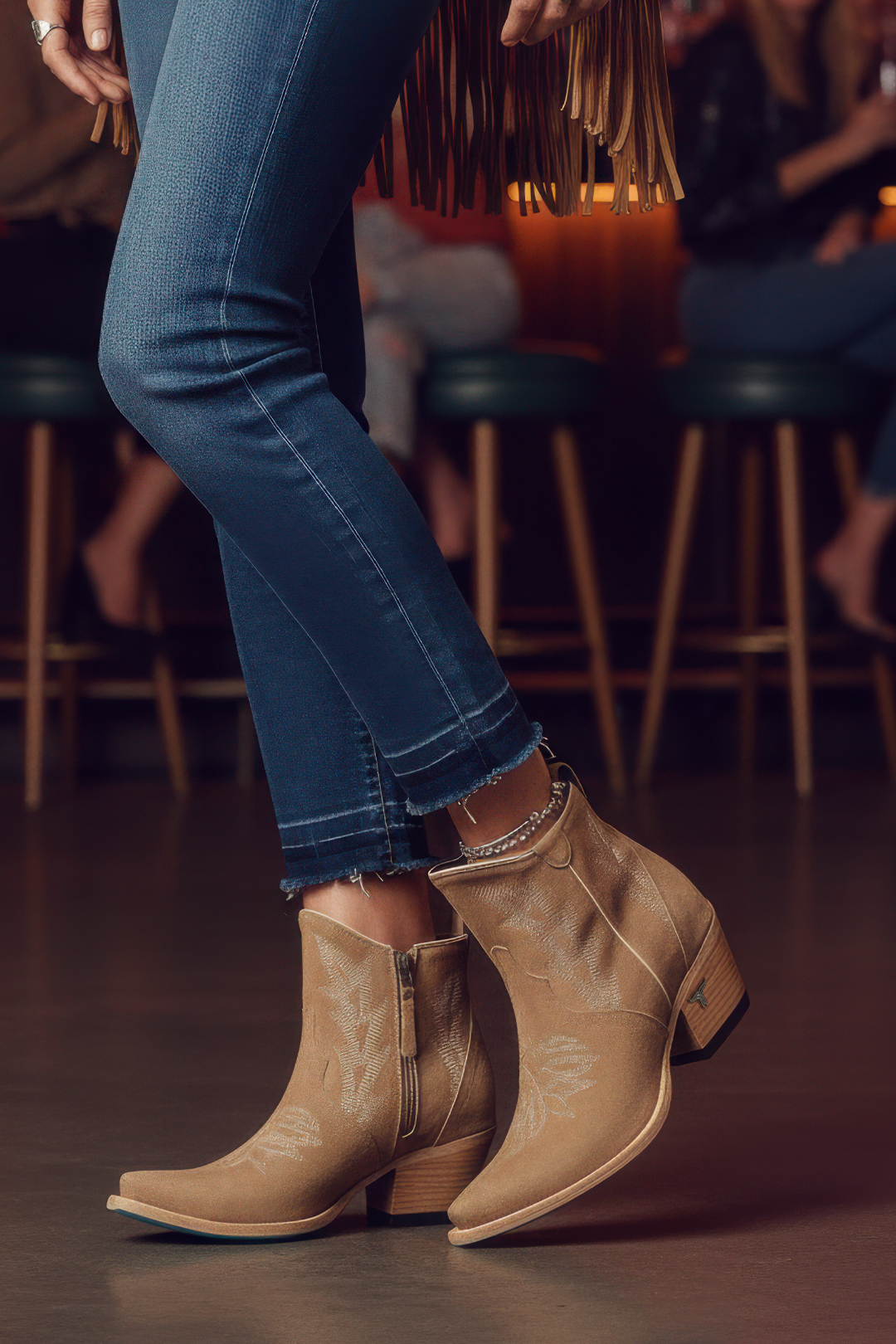 Go West X Lane Gallatin Bootie - Latte Suede ** Final Sale **