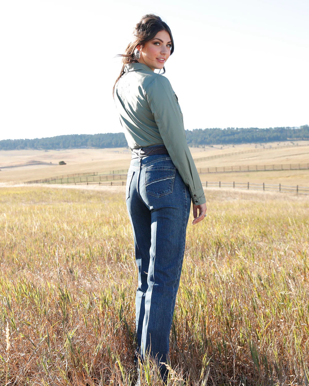 CRUEL SKYLAR BOOT CUT JEANS - DARK