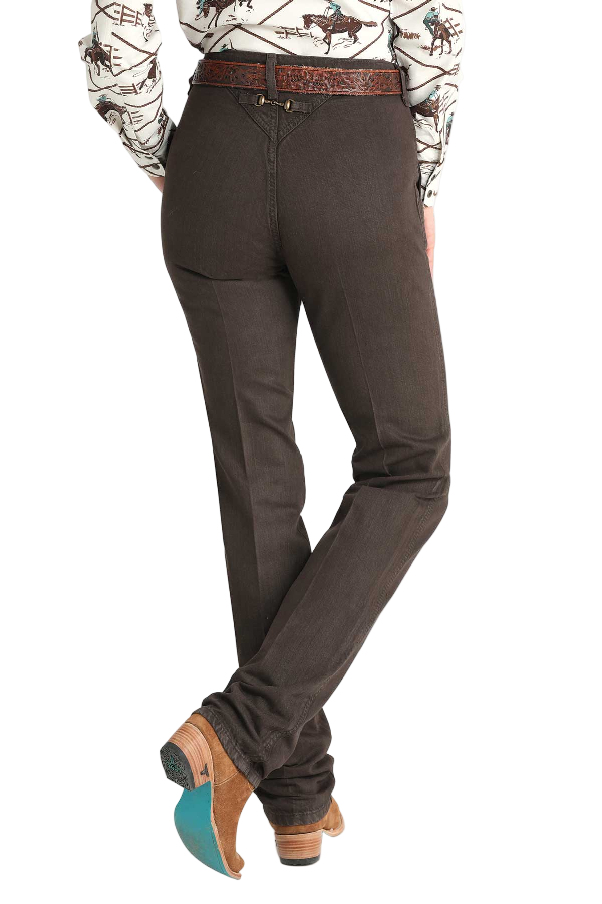 CRUEL WOMENS QUINN TAPERED JEANS - BROWN