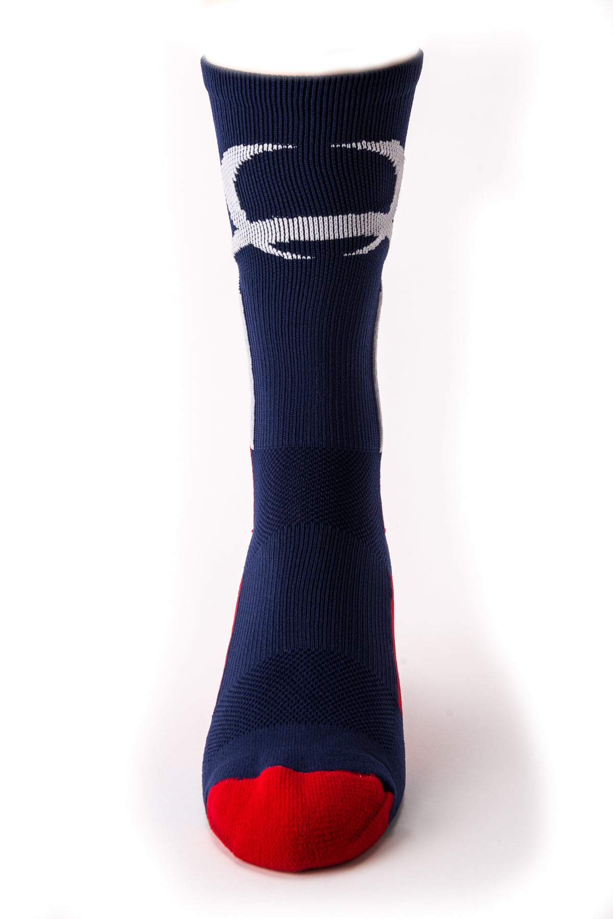 CINCH CREW SOCKS - NAVY AND RED - Front