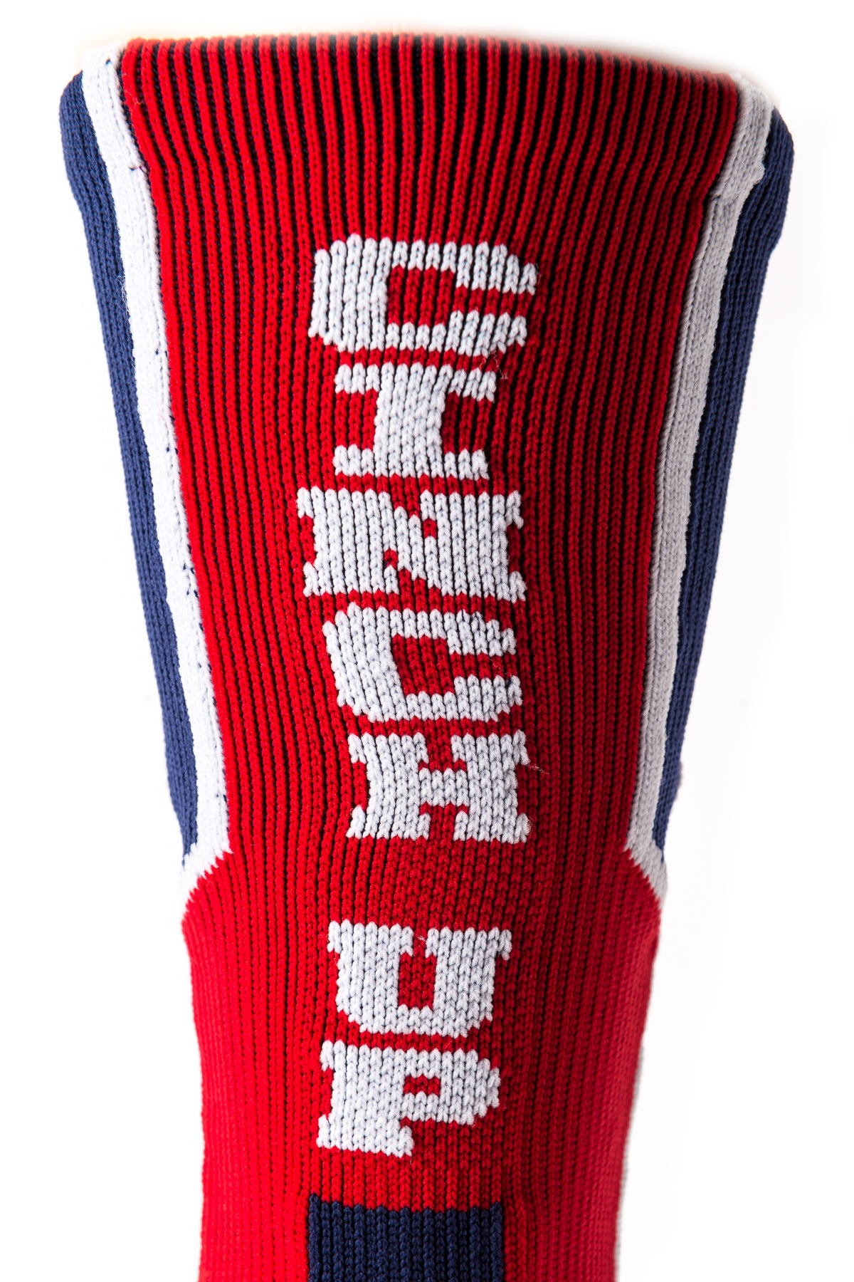 CINCH CREW SOCKS - NAVY AND RED - Logo
