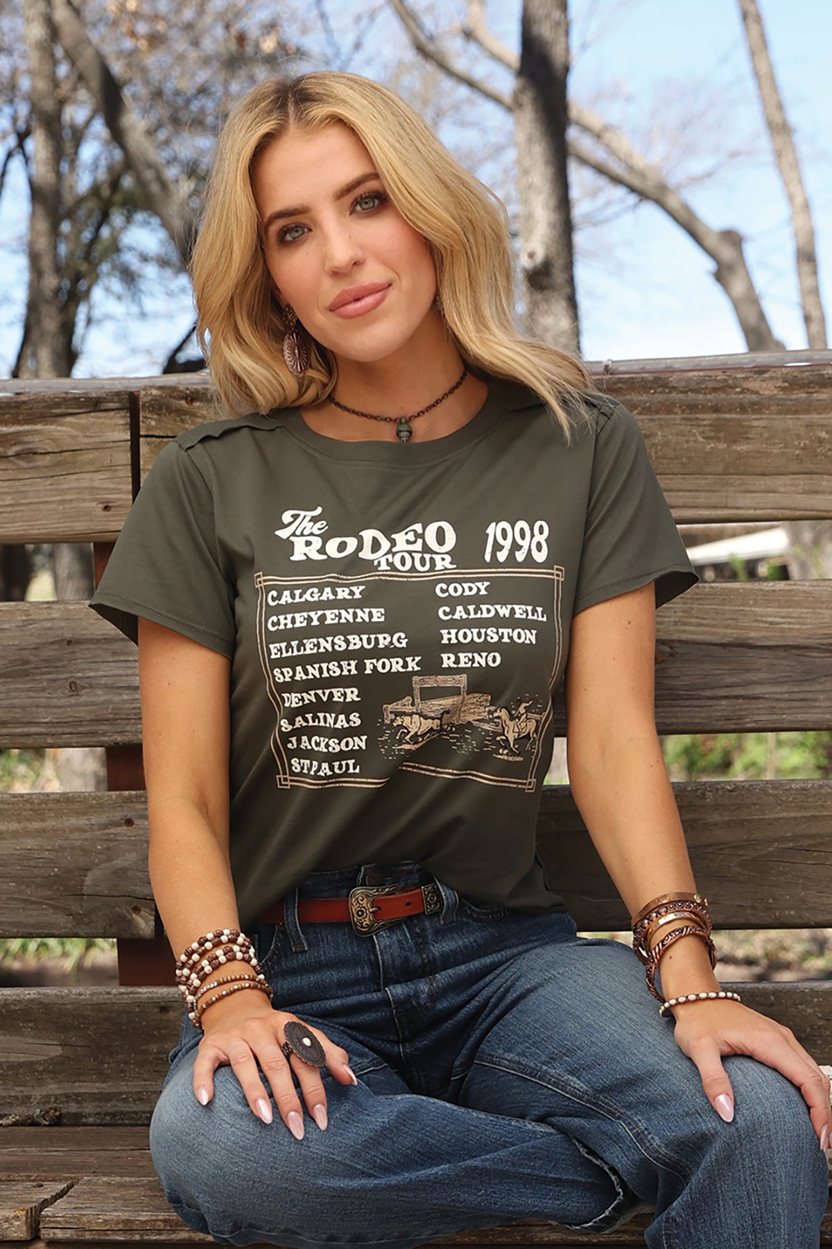 CRUEL WOMENS CROP T-SHIRT - GREEN