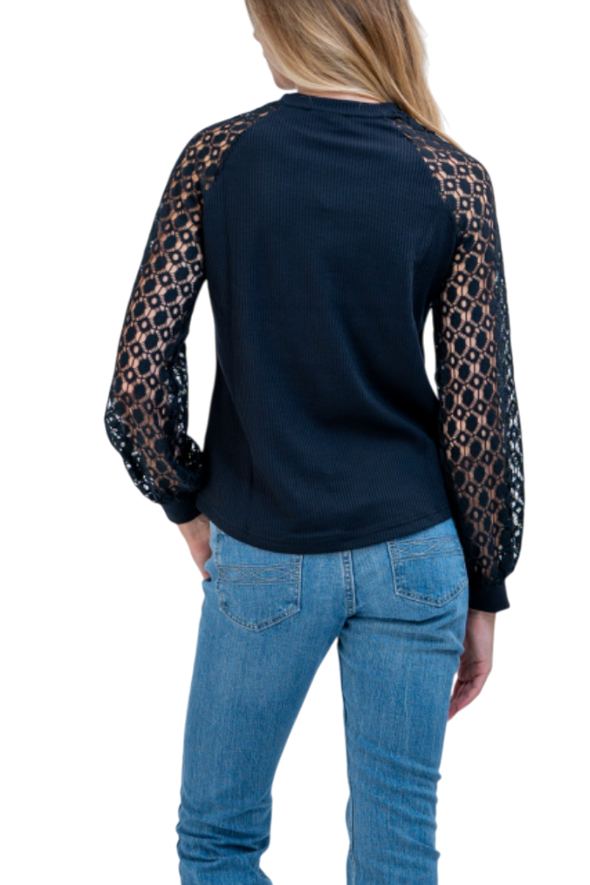 CRUEL LADIES RAGLAN SHIRT - BLACK