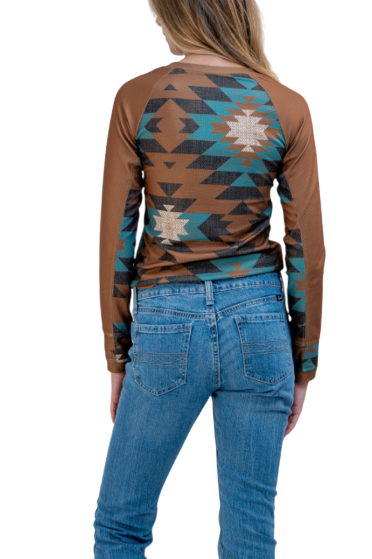 CRUEL LADIES RAGLAN SHIRT - BROWN