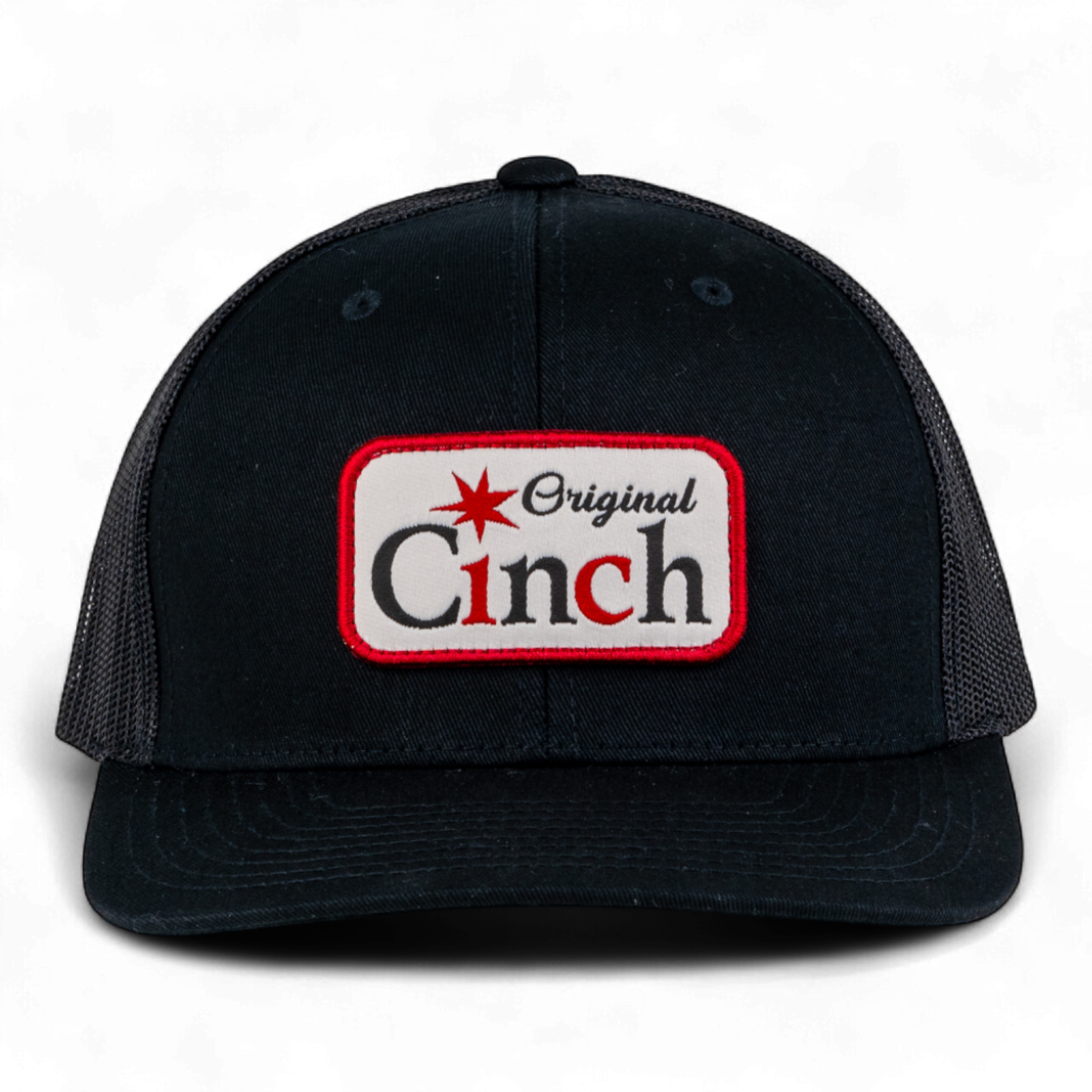 Black cap with 'Original Cinch' logo on a white background