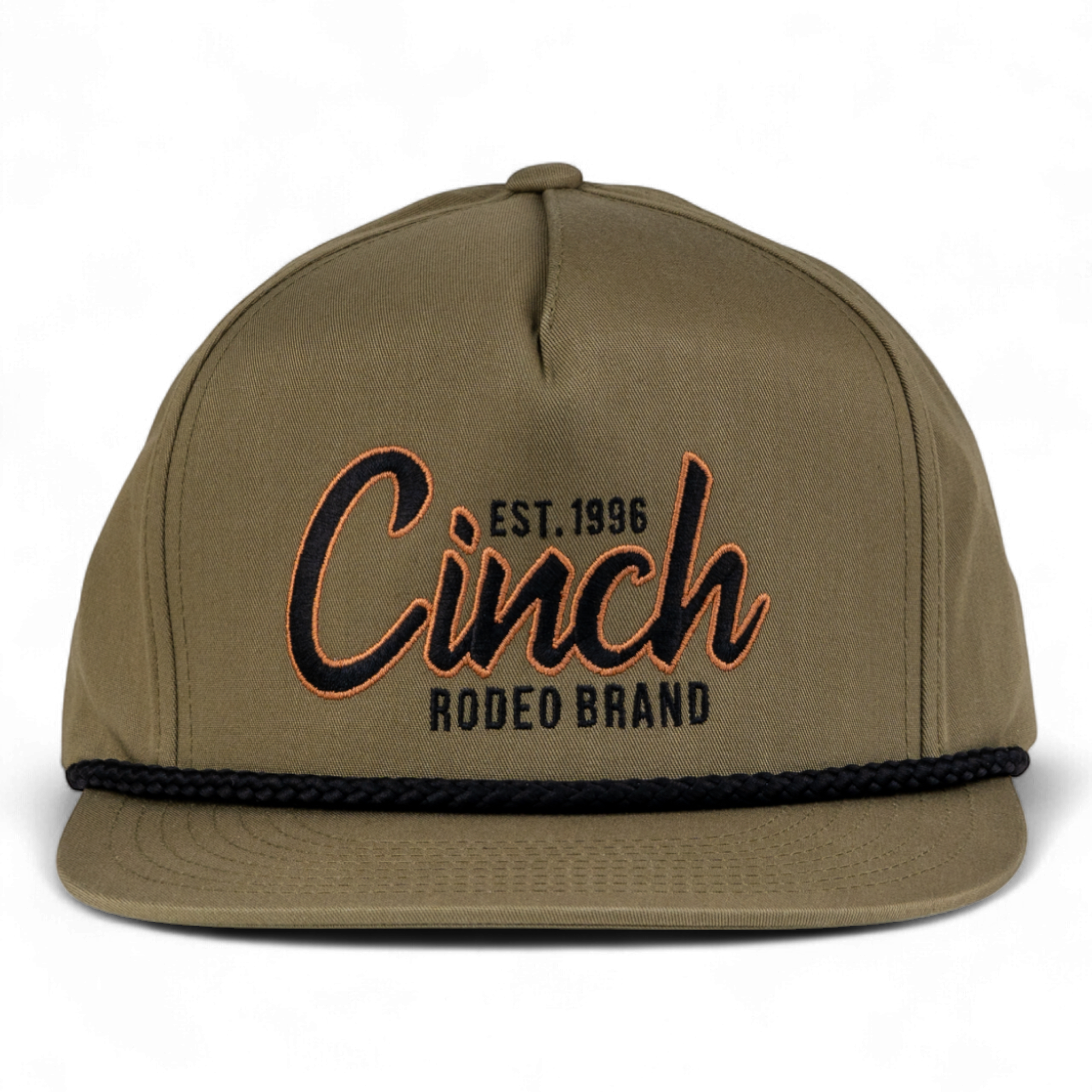 CINCH MEN'S FLAT BRIM CAP - GREEN