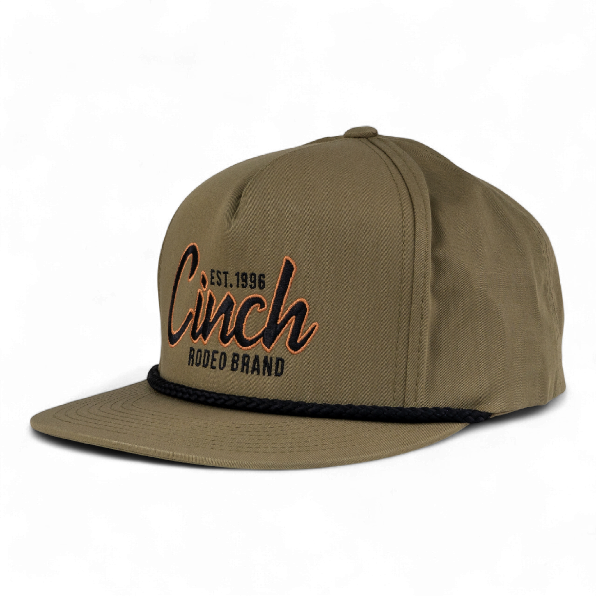 CINCH MEN'S FLAT BRIM CAP - GREEN
