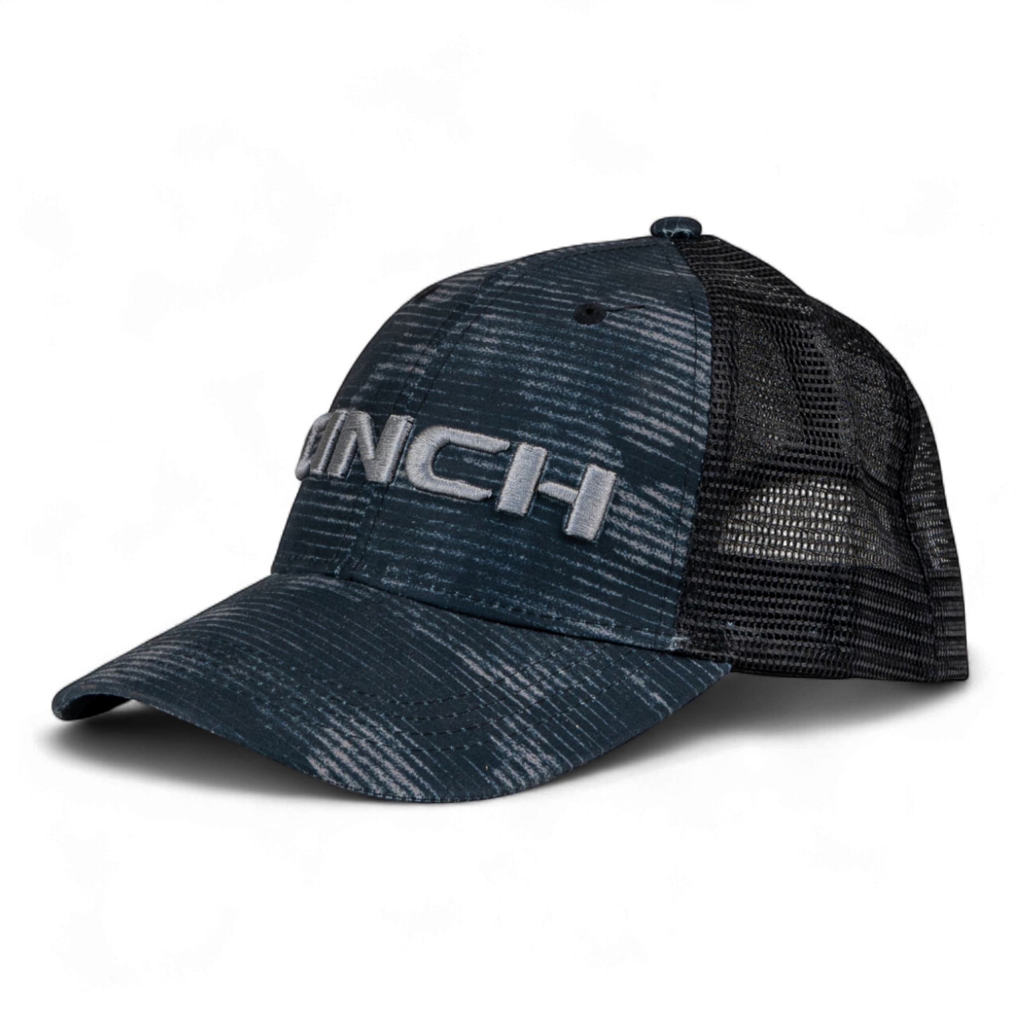 Black mesh cap with 'Bach' branding on a white background