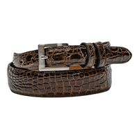 Rod Patrick Belt 1.25 Taper - Brown Flank Caiman