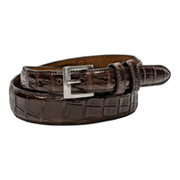 Rod Patrick Belt 1.25 Taper - Brown Caiman