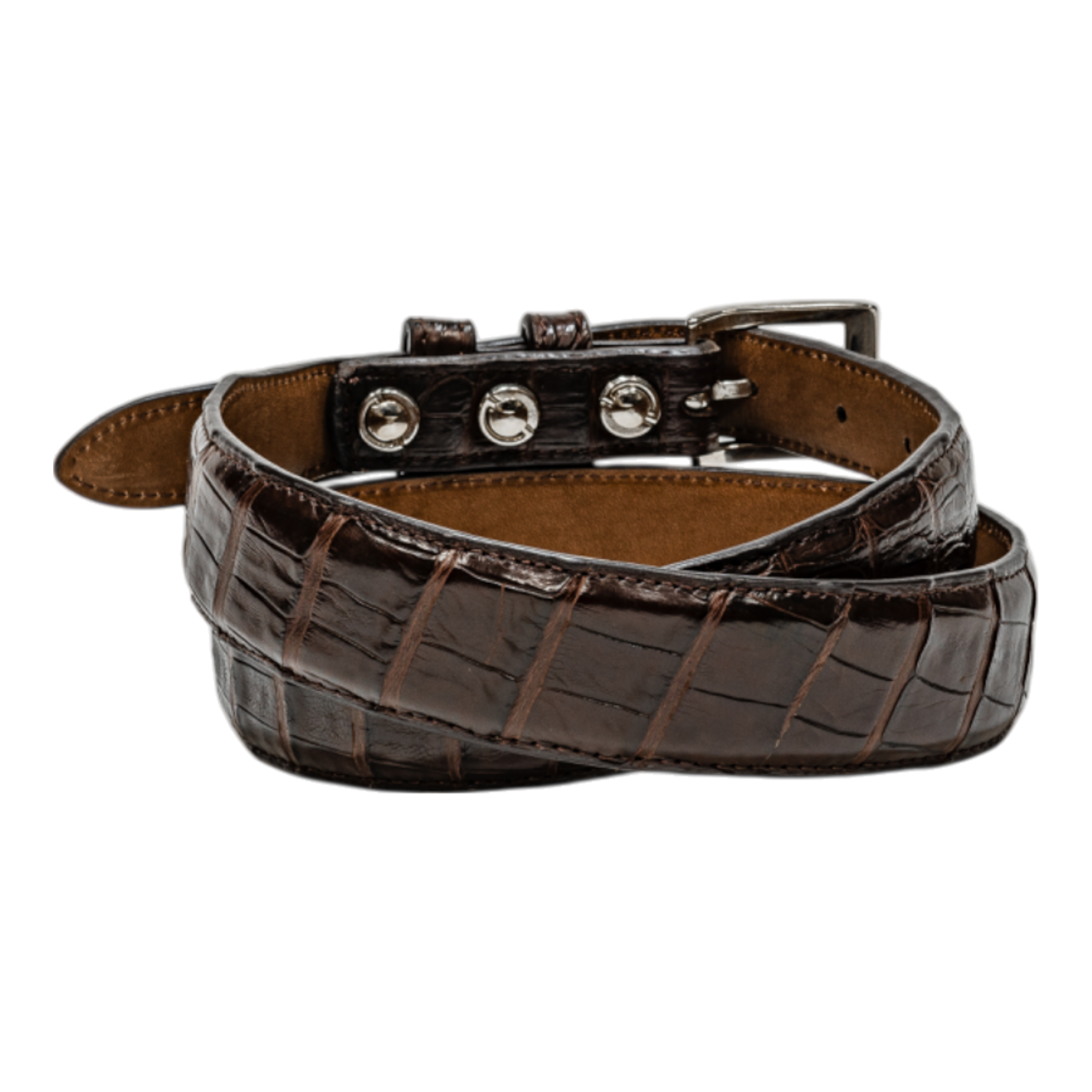 Rod Patrick Belt 1.25 Taper - Brown Caiman