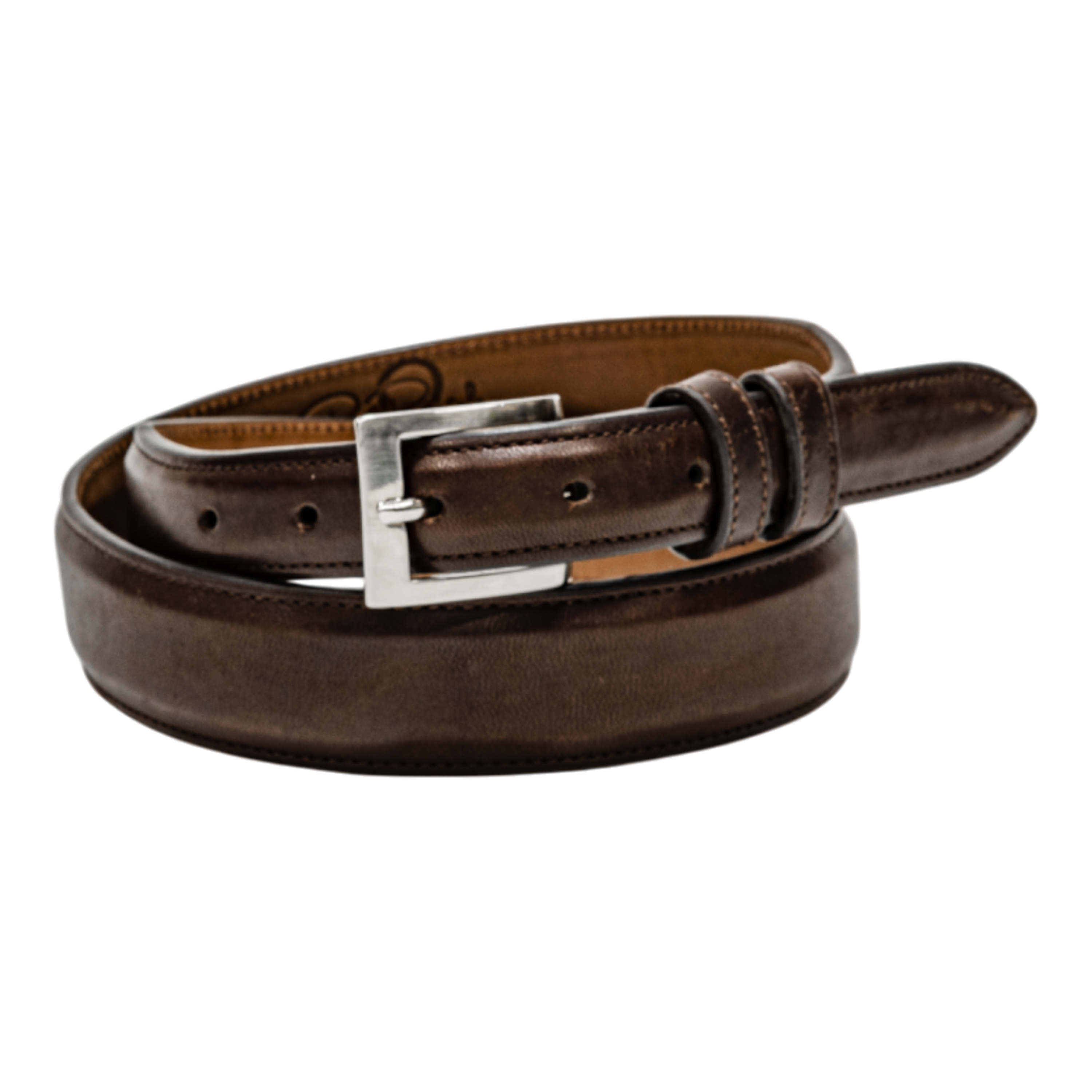 Rod Patrick Belt 1.25 Taper - Chocolate Brown Cayuse