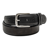 Rod Patrick Belt 1.5 Straight - Black Cayuse
