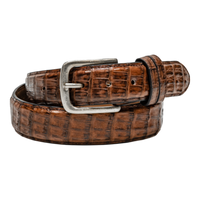 Rod Patrick Belt 1.5 Straight - Brown Caiman