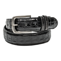 Rod Patrick Belt 1.5 Straight - Black Caiman