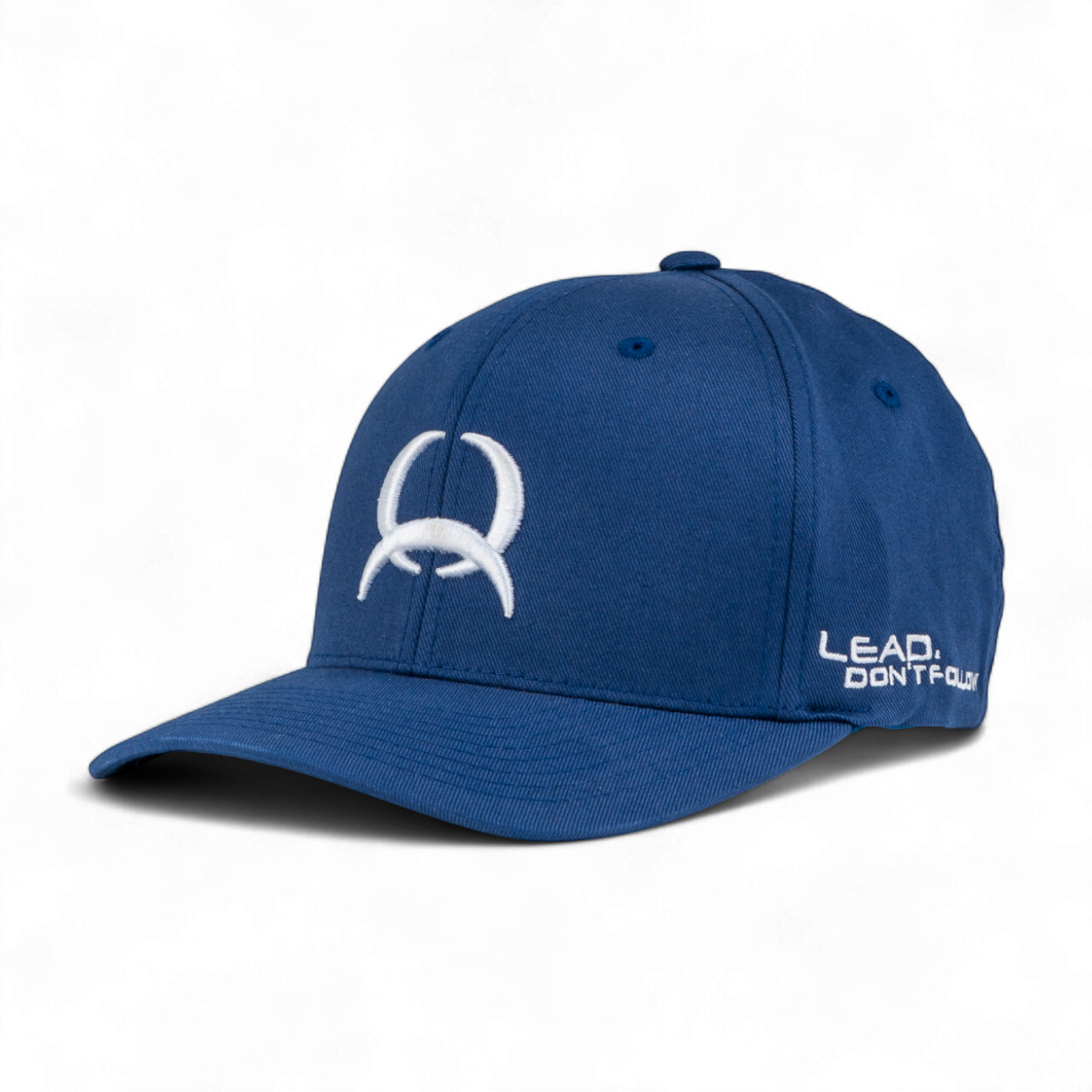 CINCH TECH LOGO FITTED FLEXFIT CAP - NAVY
