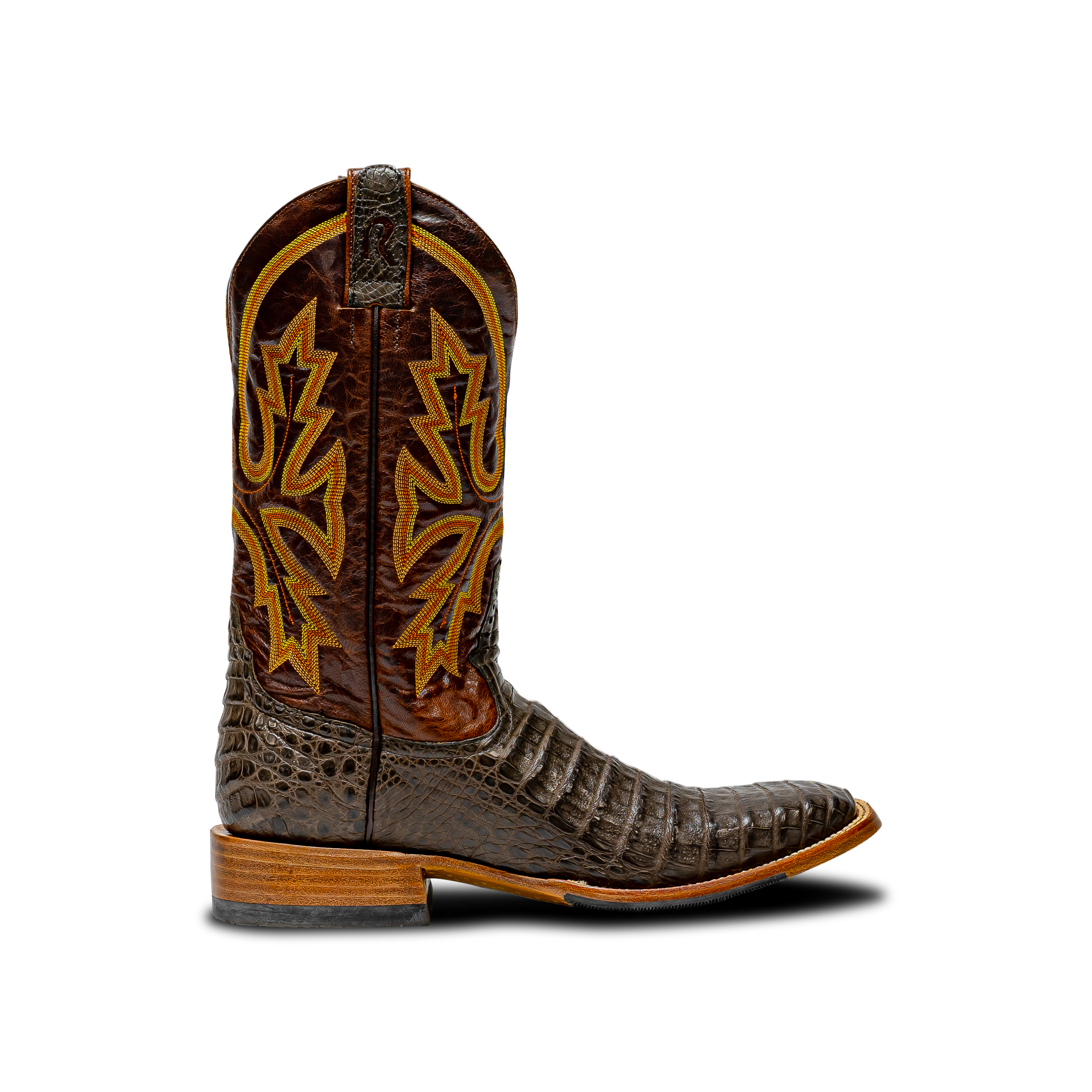 Rod Patrick CHOCOLATE CAIMAN BELLY (D)