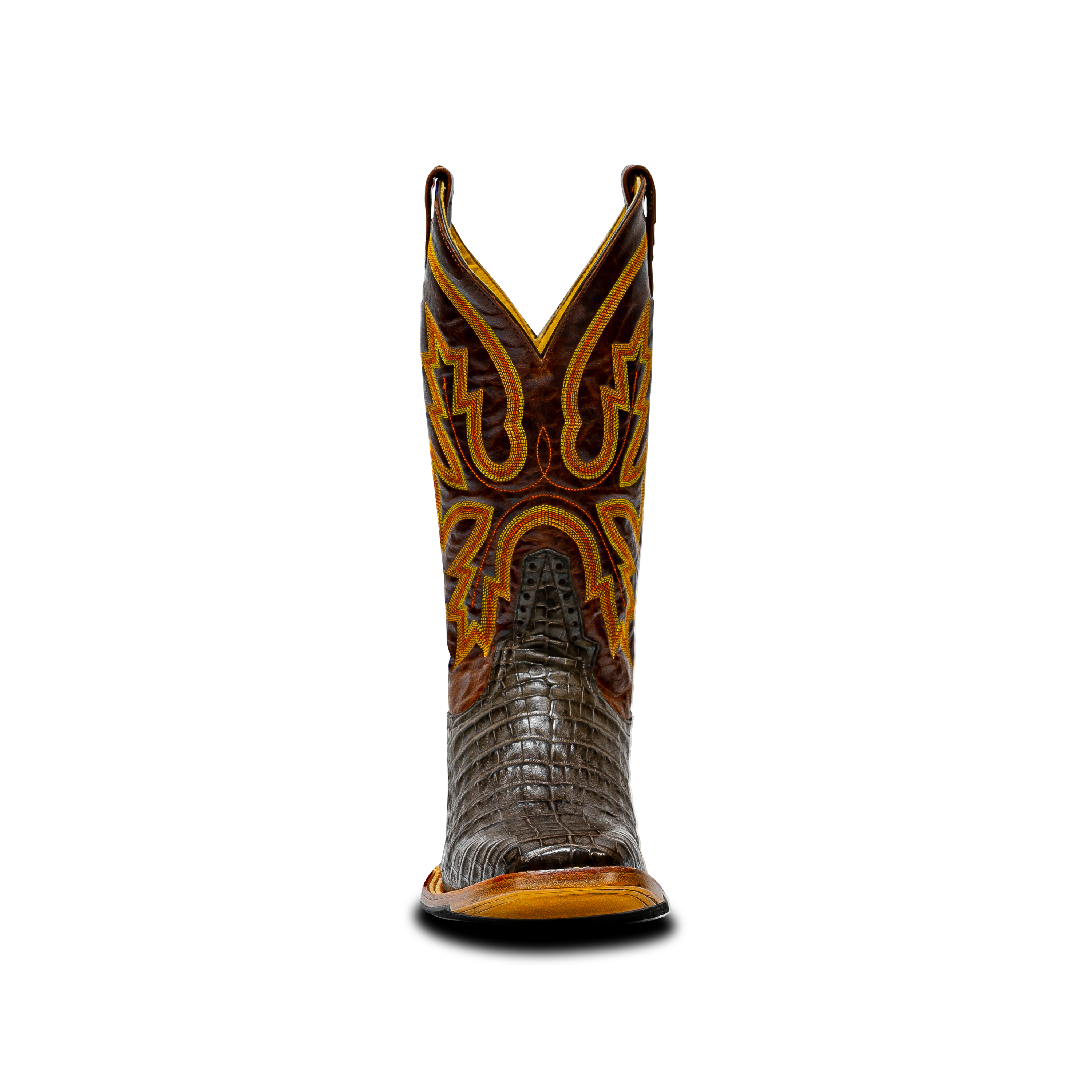 Rod Patrick CHOCOLATE CAIMAN BELLY (D)