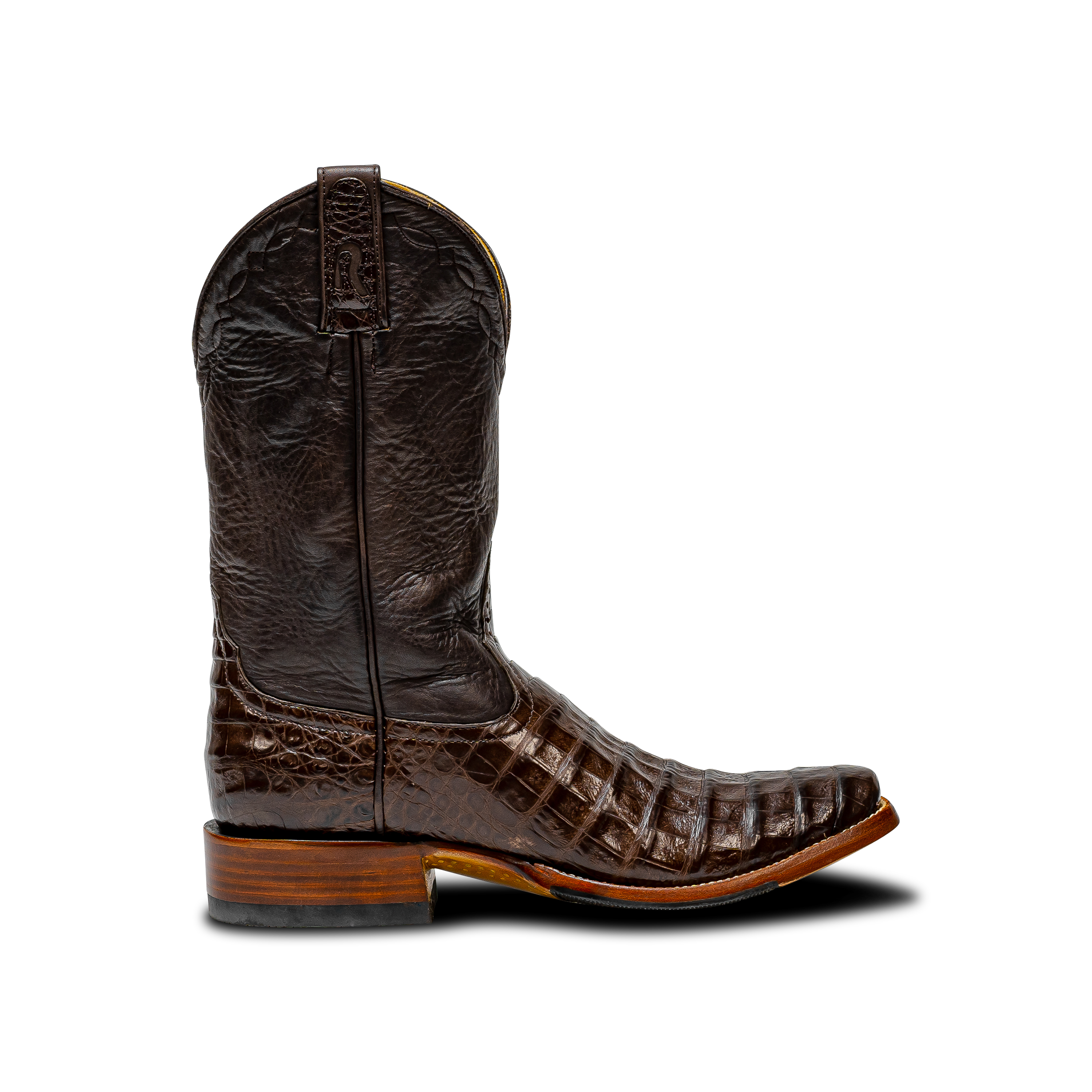 Rod Patrick CHOCOLATE CAIMAN BELLY (D)