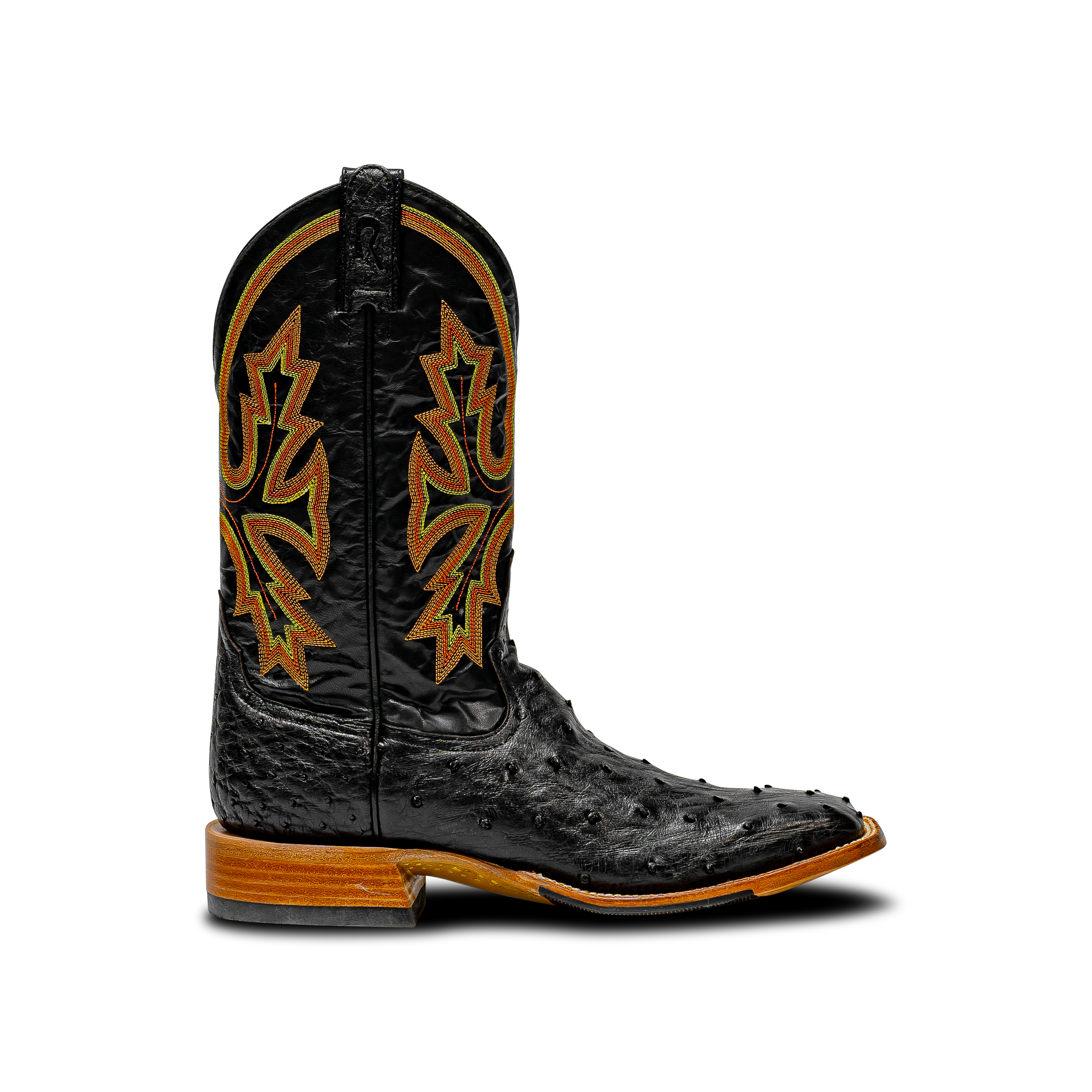 Rod Patrick BLACK FULL QUILL OSTRICH (D)