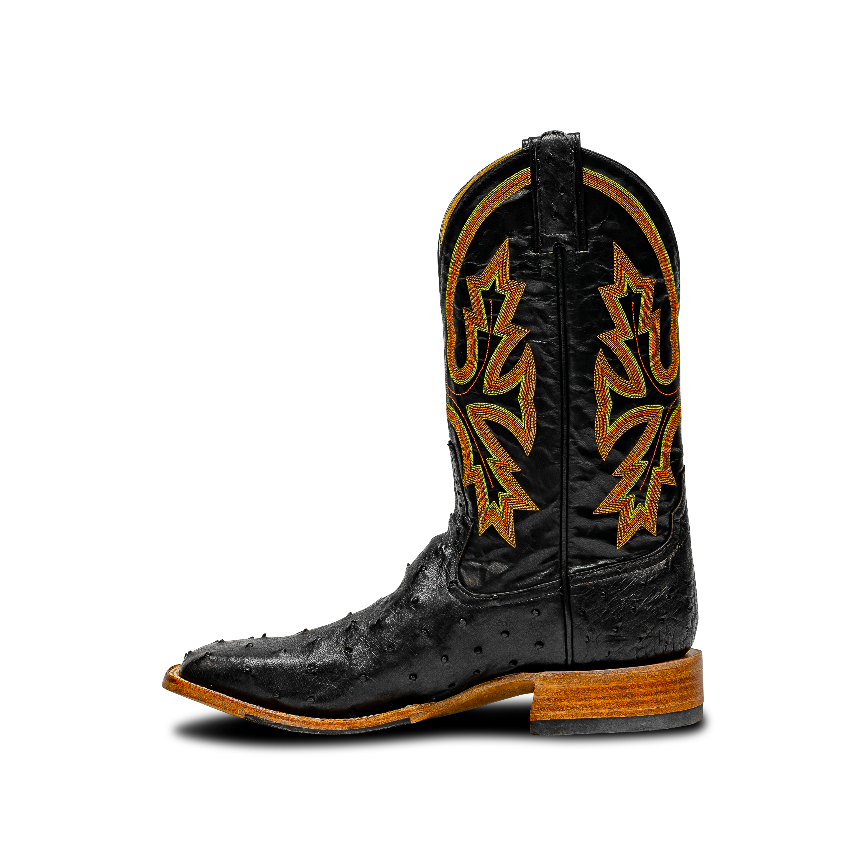 Rod Patrick BLACK FULL QUILL OSTRICH (D)