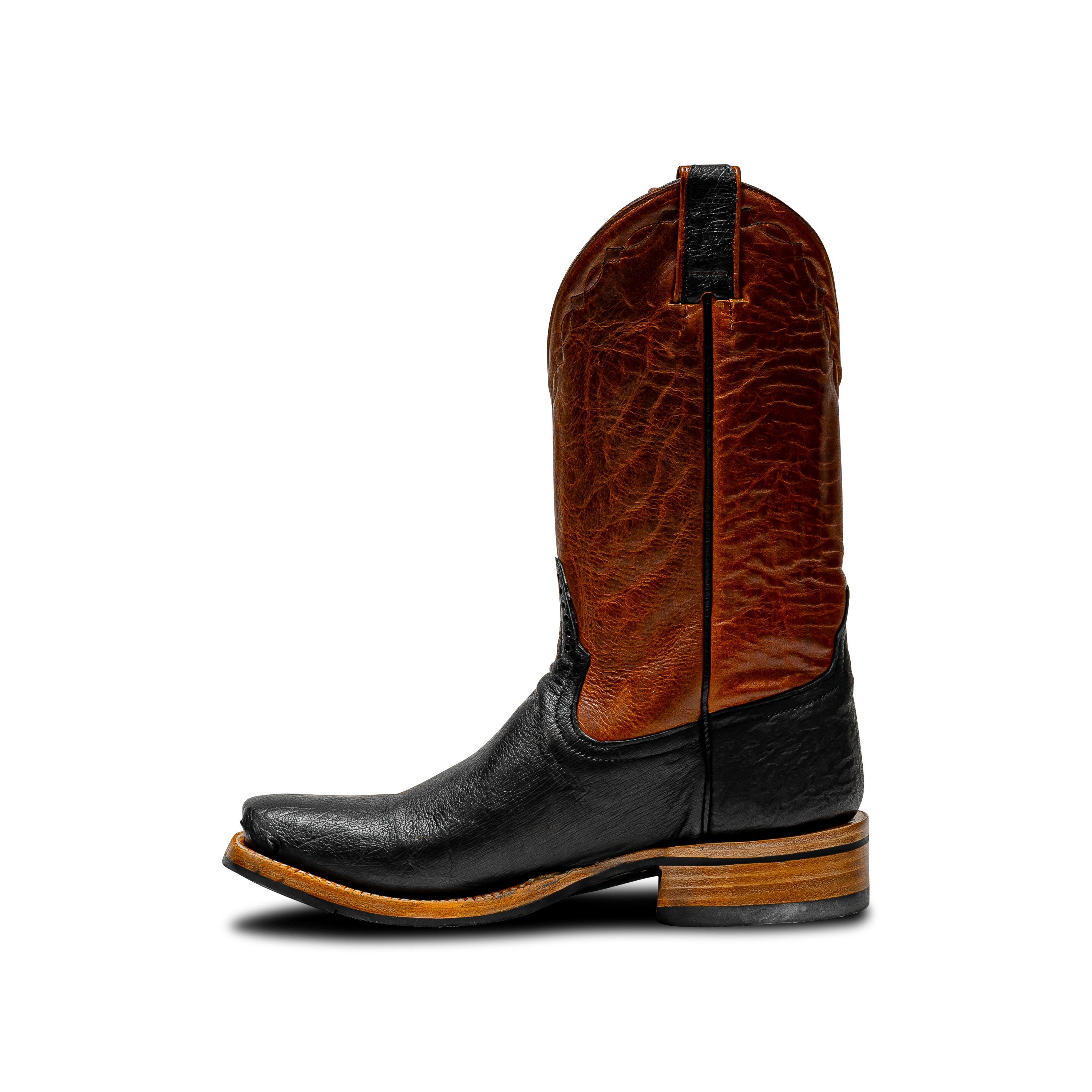 Rod Patrick BLACK SMOOTH OSTRICH (D)