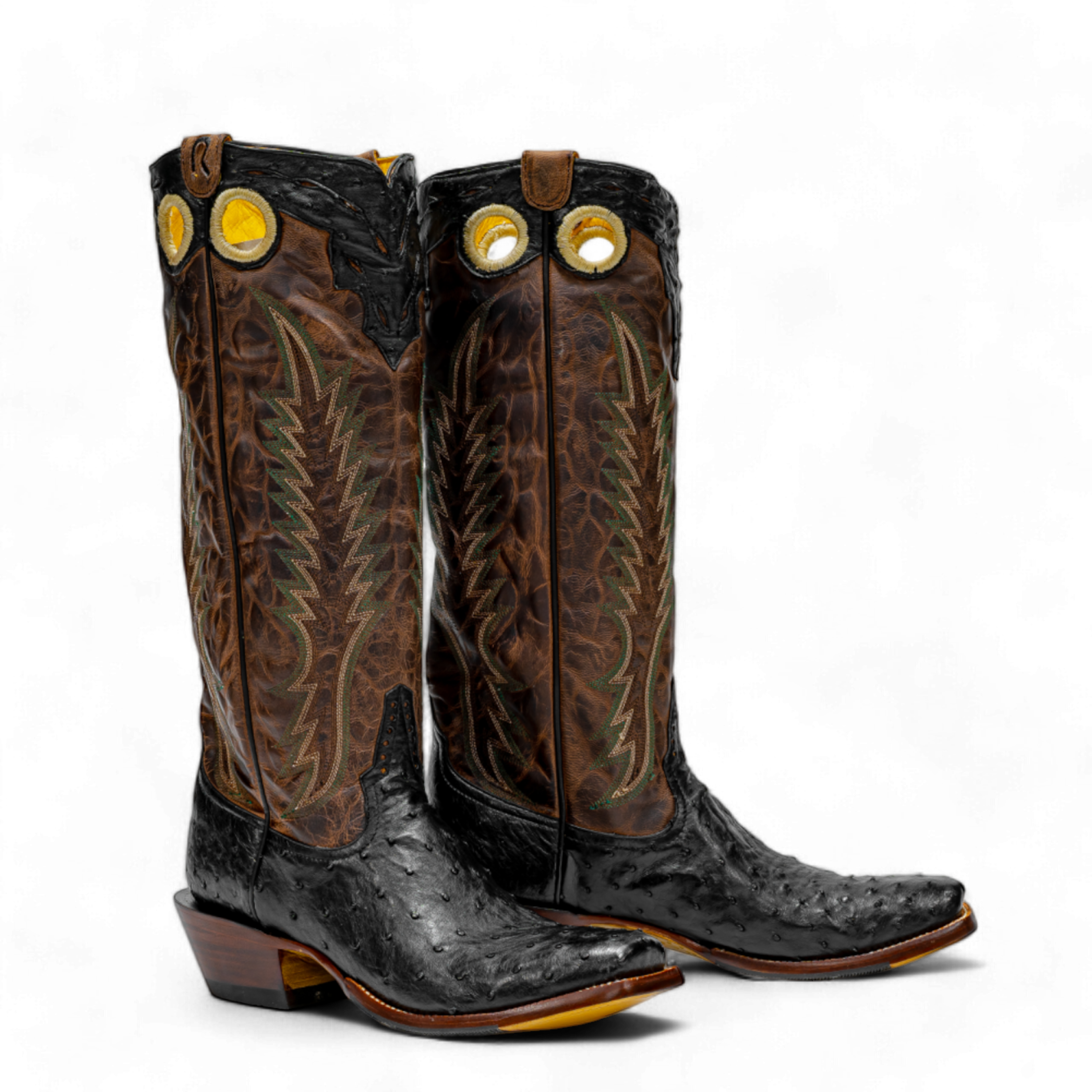 Rod Patrick BLACK FULL QUILL OSTRICH (D)