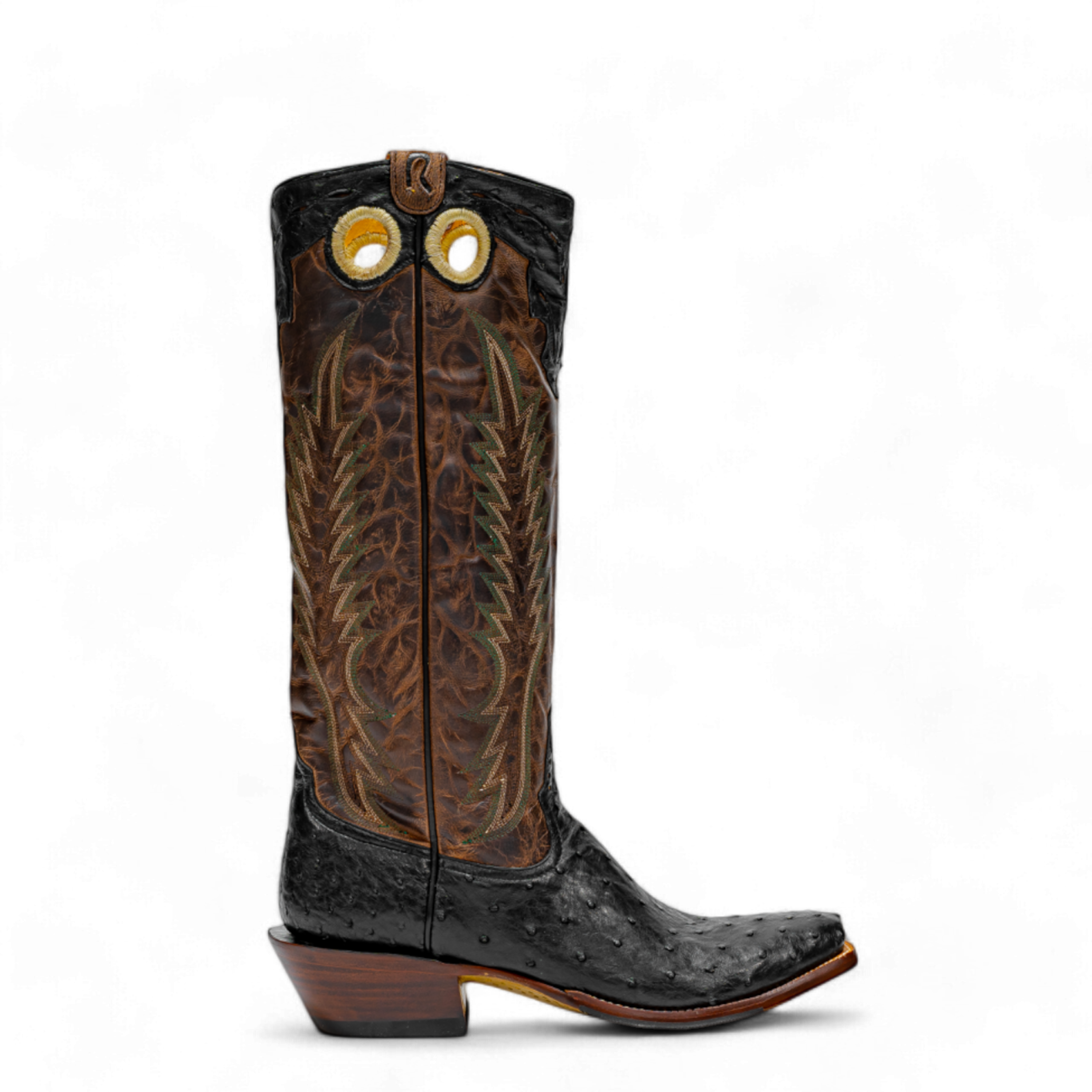 Rod Patrick BLACK FULL QUILL OSTRICH (D)