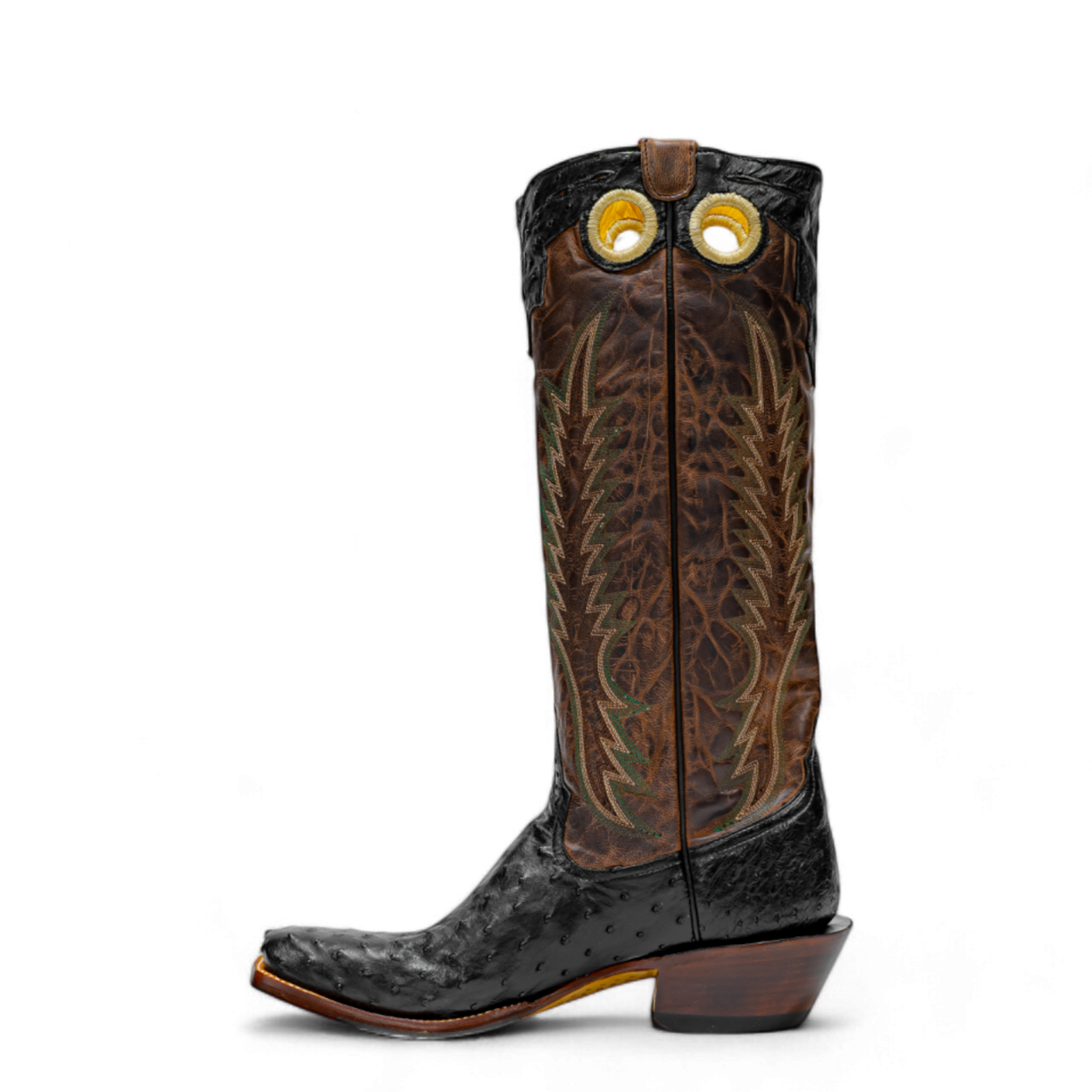 Rod Patrick BLACK FULL QUILL OSTRICH (D)