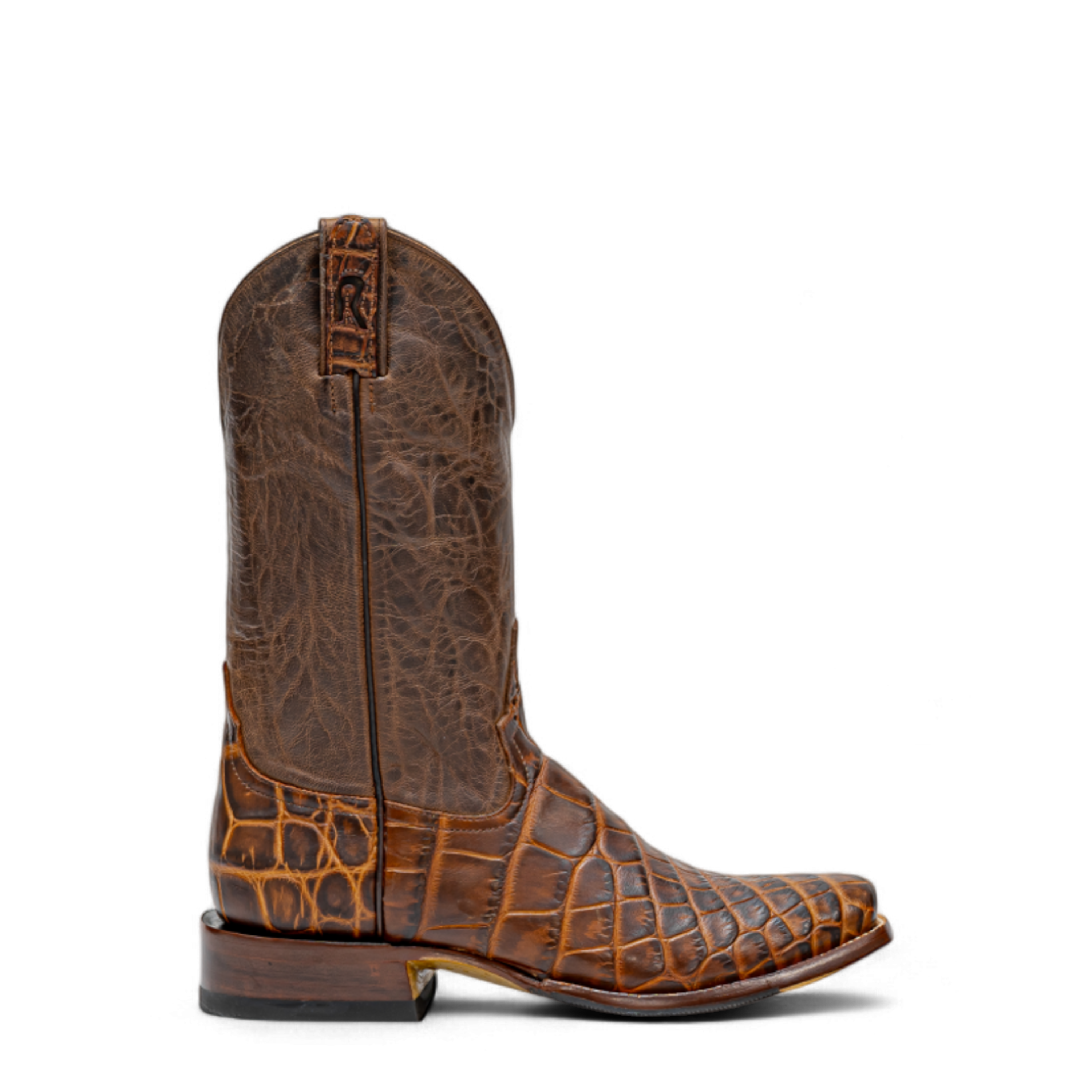 ROD PATRICK BOURBON SEMI MATTE WILD AMERICAN ALLIGATOR (D)