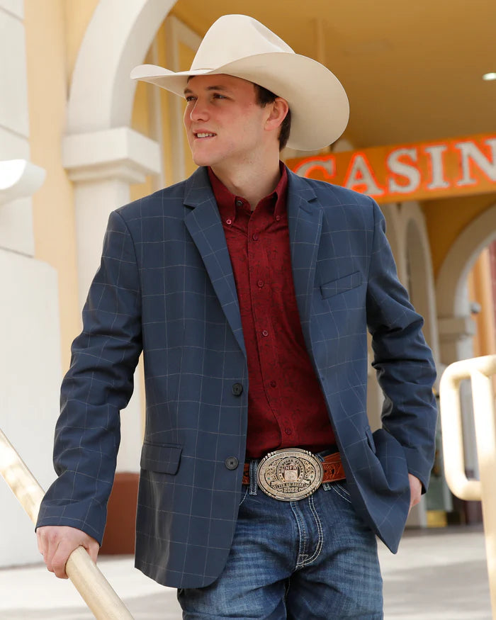 MEN'S SPORT COAT - BLUE