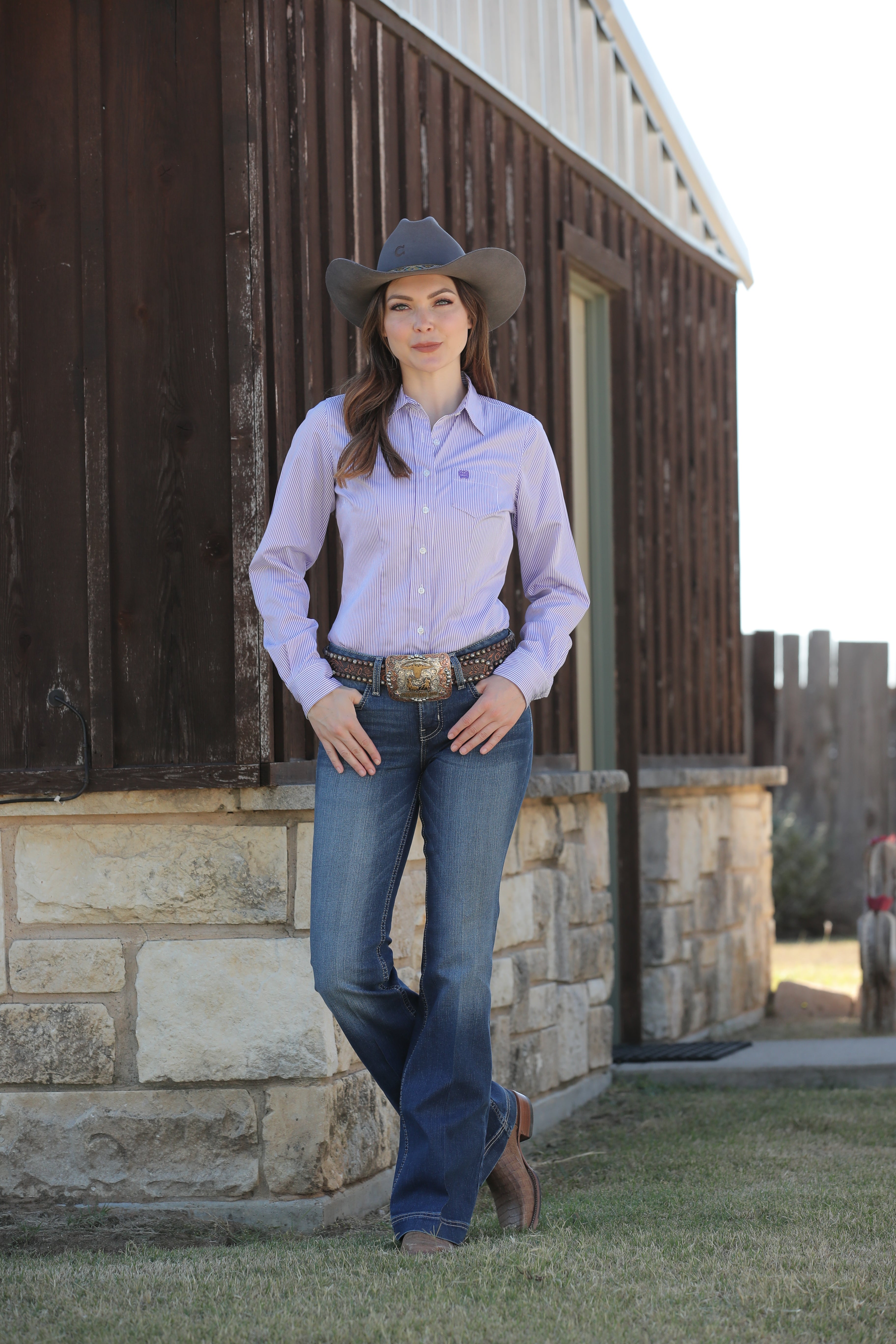 LYNDEN women's jean by Cinch Jeans in stonewash is the perfect rodeo jean