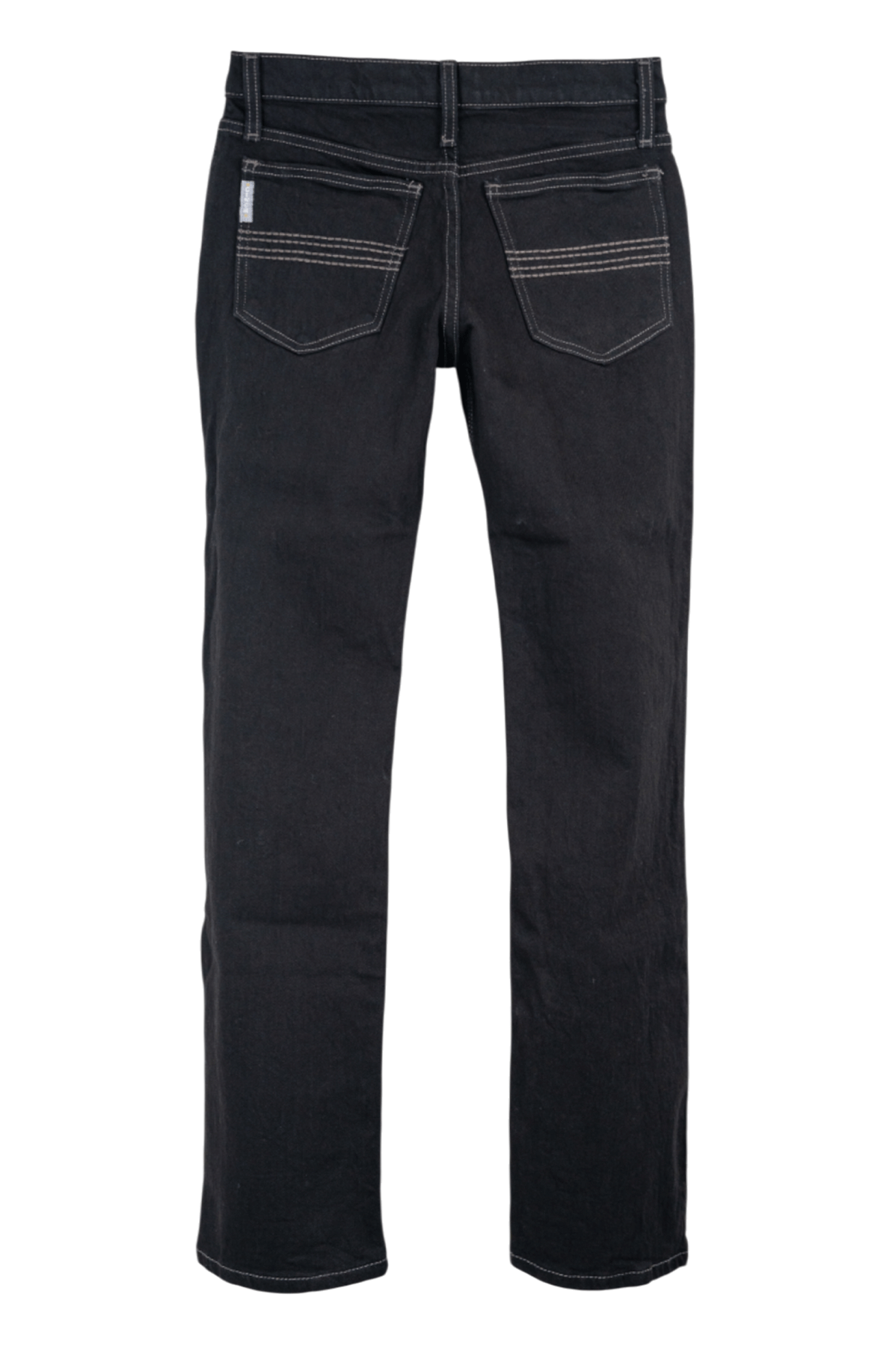 Black jeans on a white background
