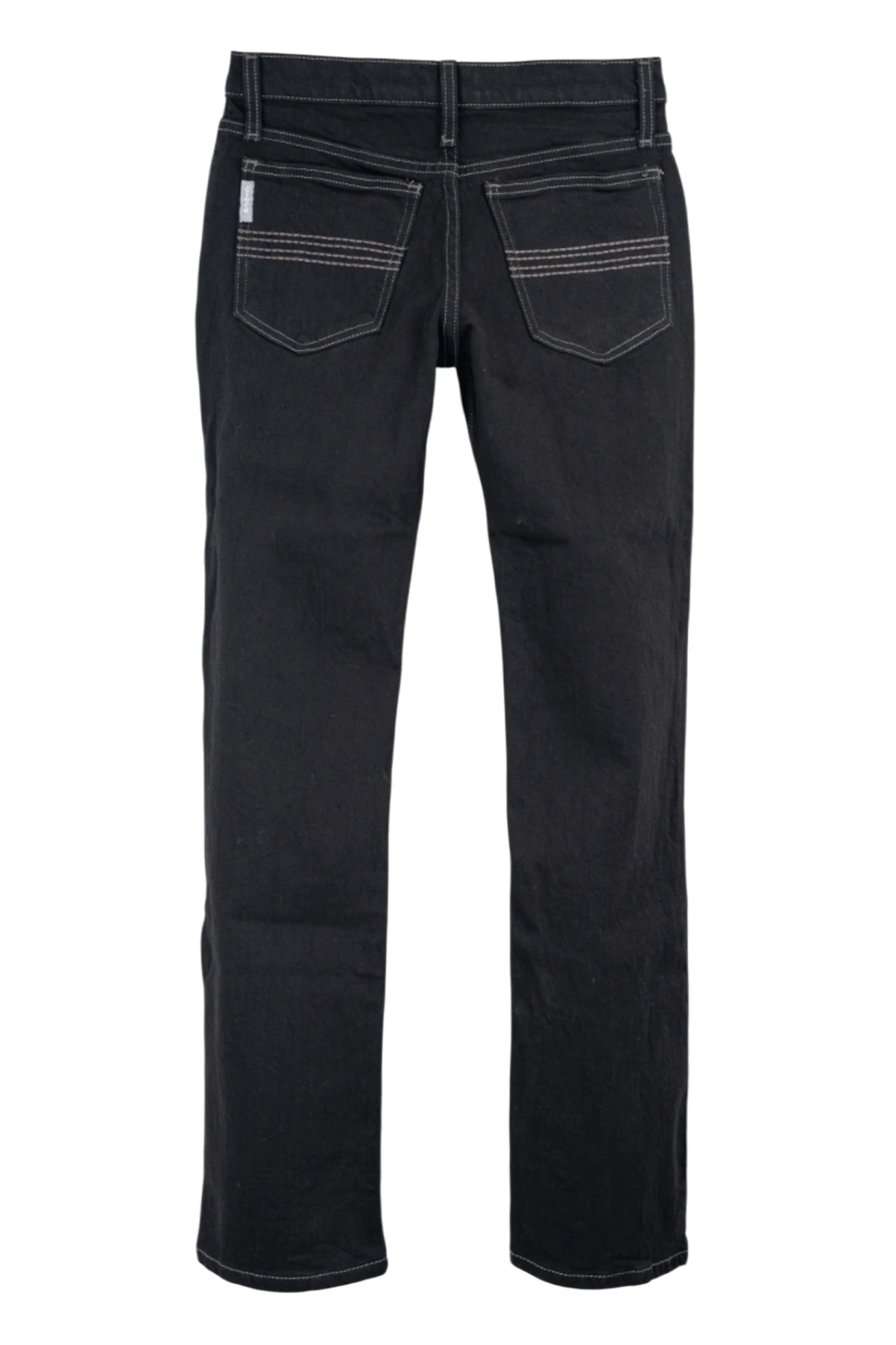 Black jeans on a white background