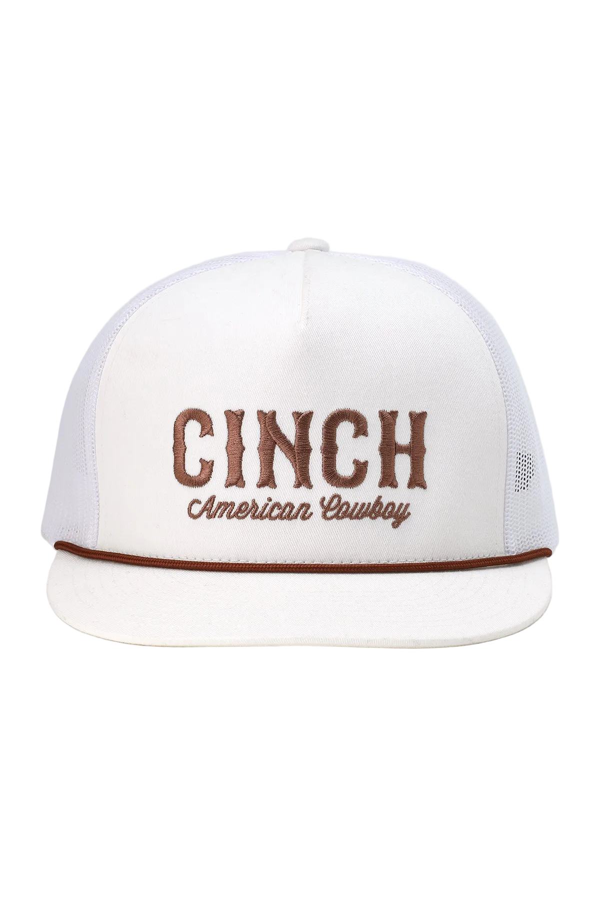 CINCH MEN'S TRUCKER CAP - WHITE