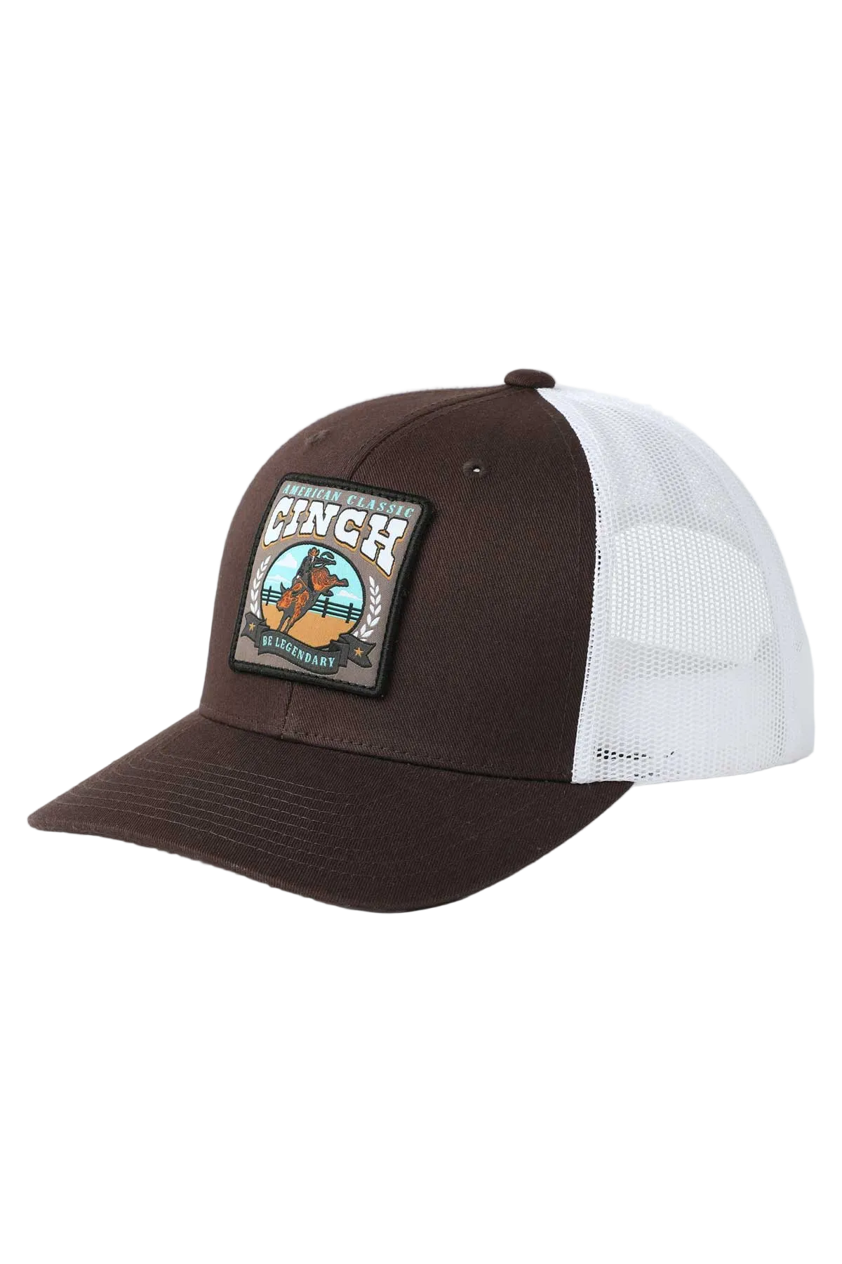 CINCH MEN'S TRUCKER CAP - BROWN