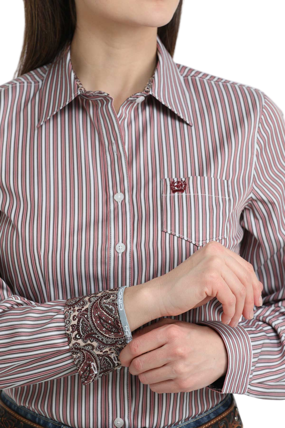 CINCH WOMENS STRIPE SHIRT - MULTI