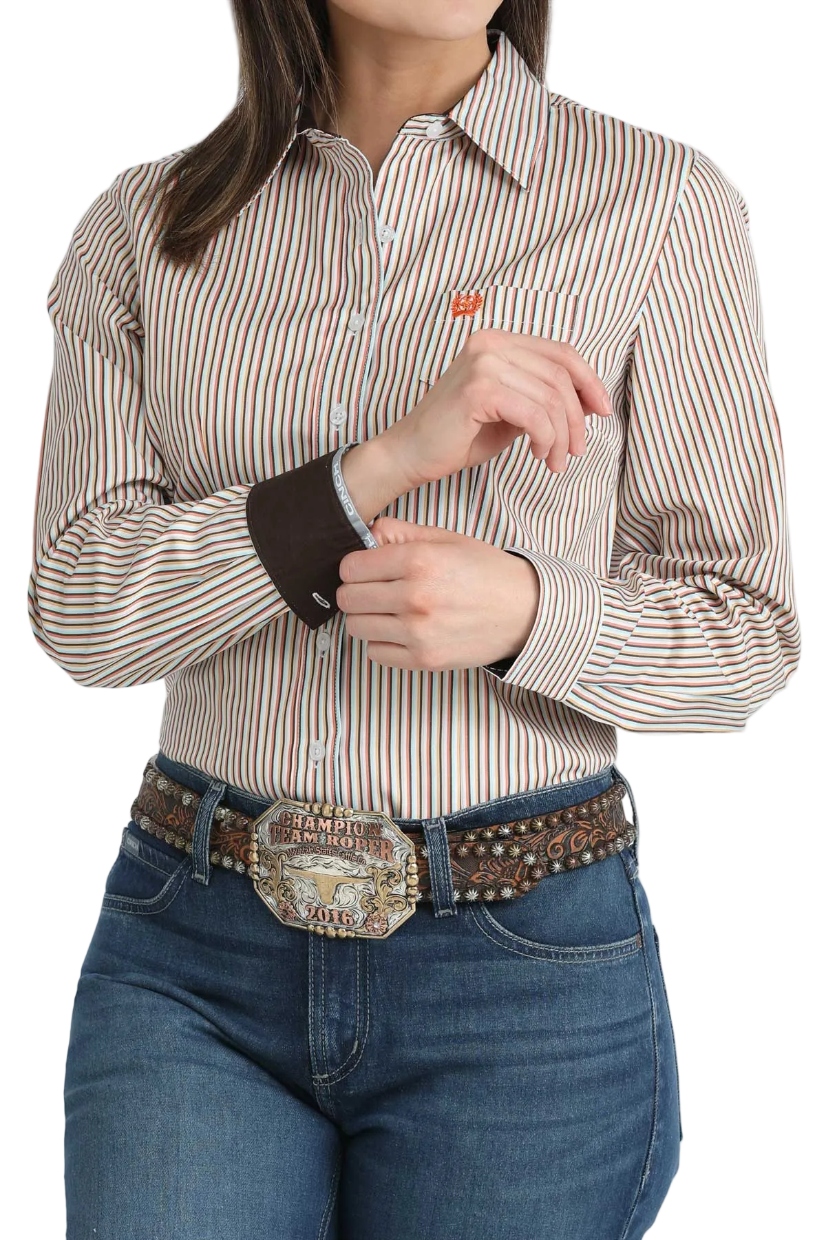 CINCH WOMENS STRIPE SHIRT - MULTI