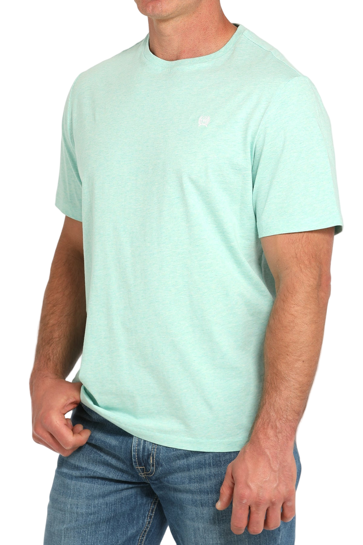 CINCH MEN'S LOGO T-SHIRT - TURQUOISE