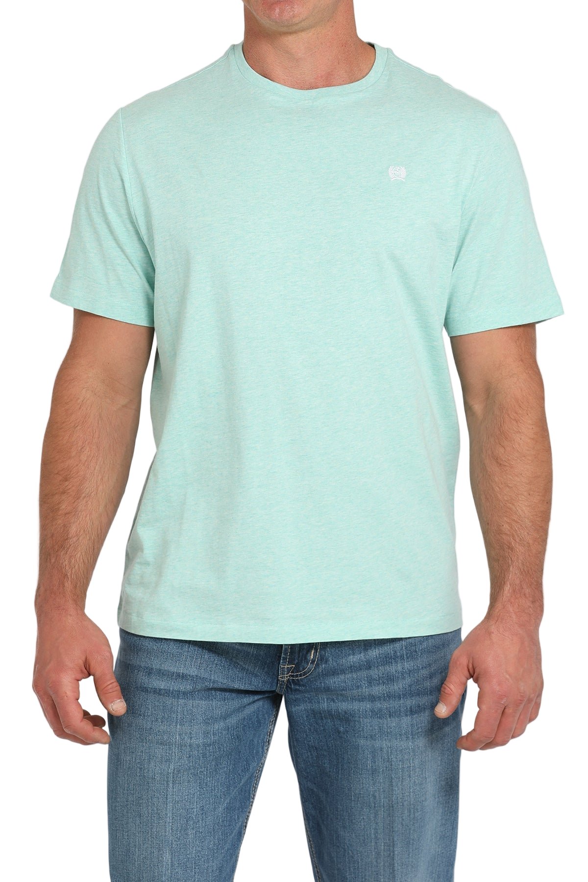 CINCH MEN'S LOGO T-SHIRT - TURQUOISE