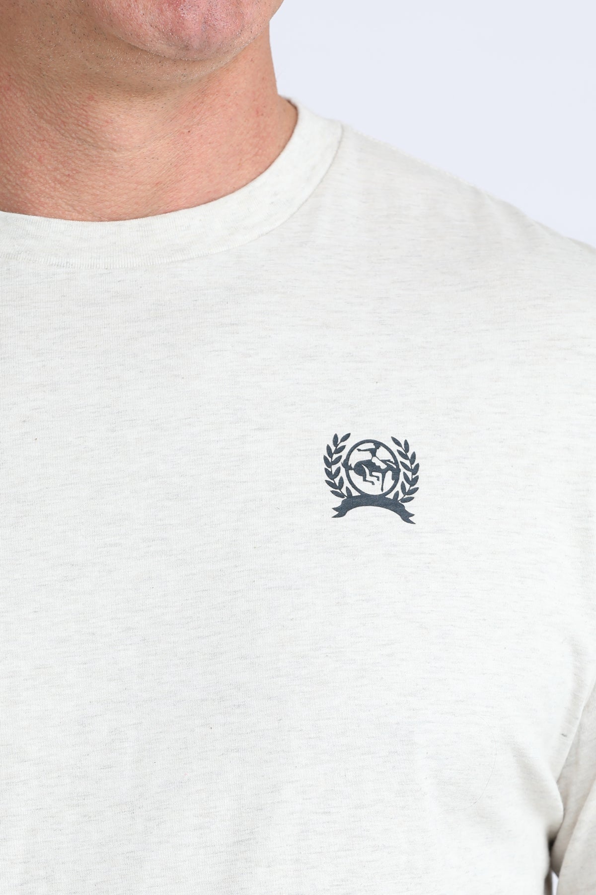 CINCH MEN'S LONG SLEEVE T-SHIRT - WHITE