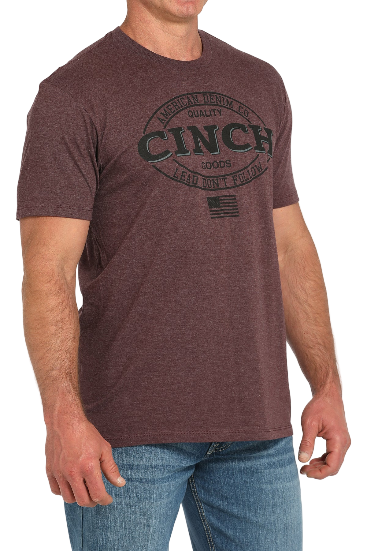 CINCH MEN'S GRAPHIC T-SHIRT - PURPLE**FINAL SALE**