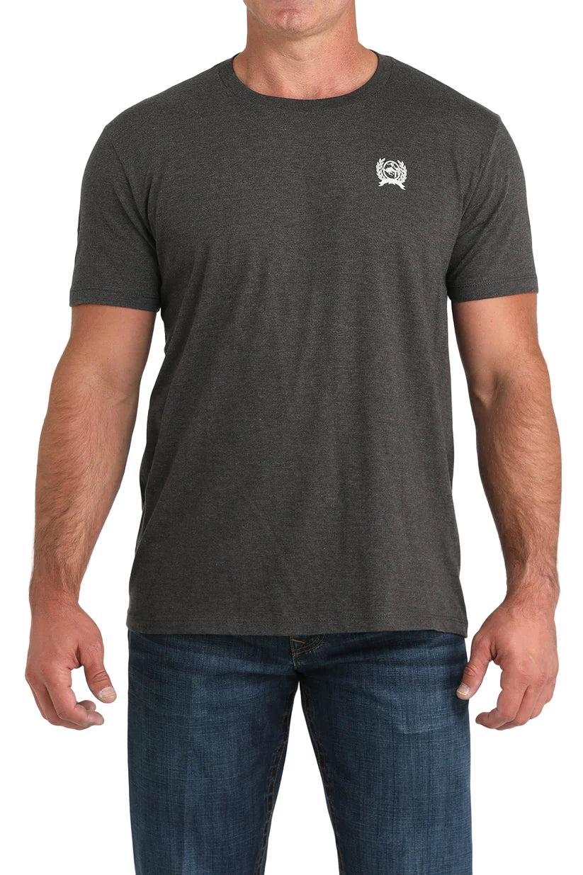 CINCH MEN'S GRAPHIC T-SHIRT - CHARCOAL