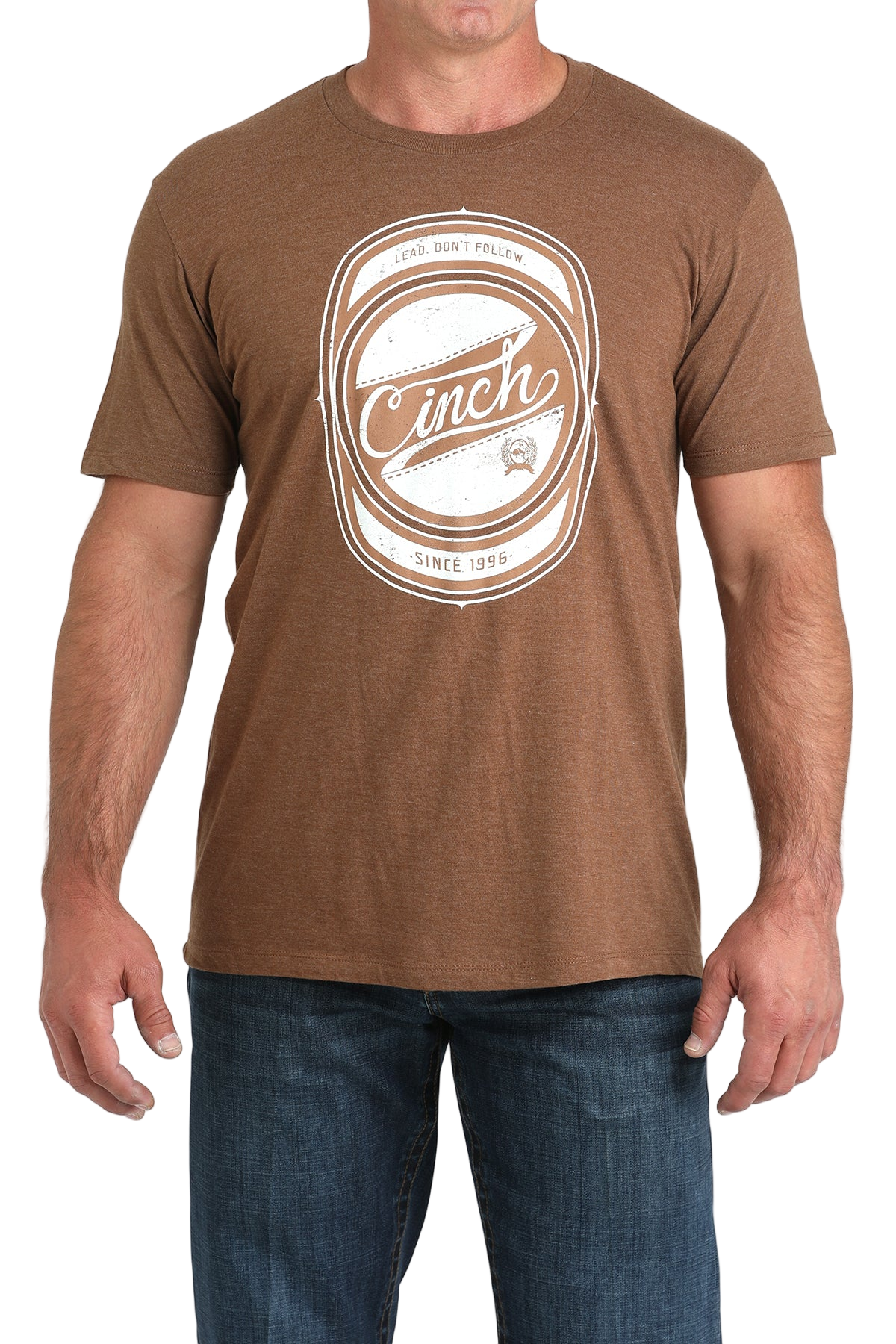CINCH MEN'S GRAPHIC T-SHIRT - BROWN