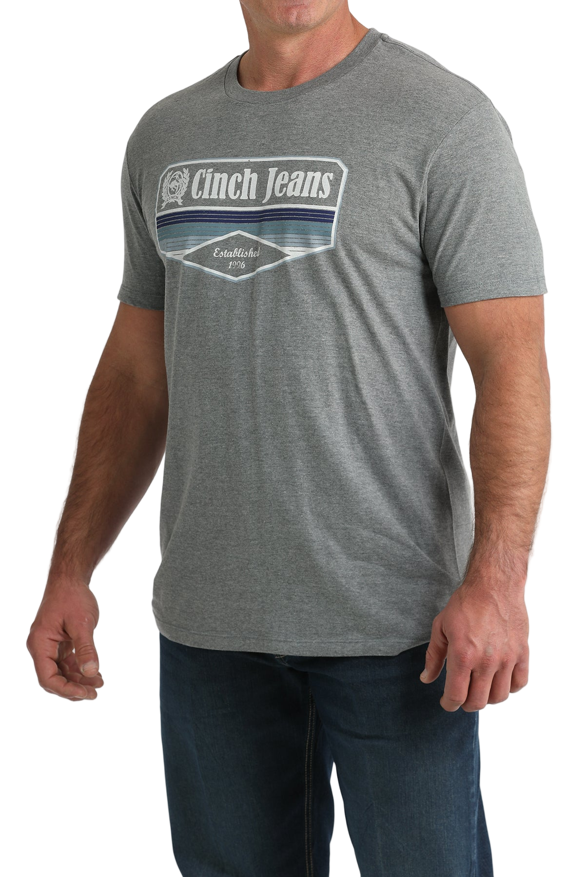 CINCH MEN'S T-SHIRT - GRAY**FINAL SALE**