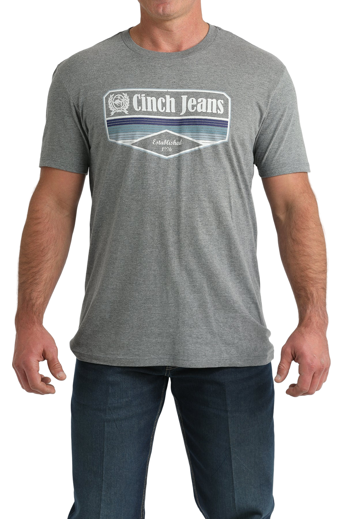 CINCH MEN'S T-SHIRT - GRAY**FINAL SALE**