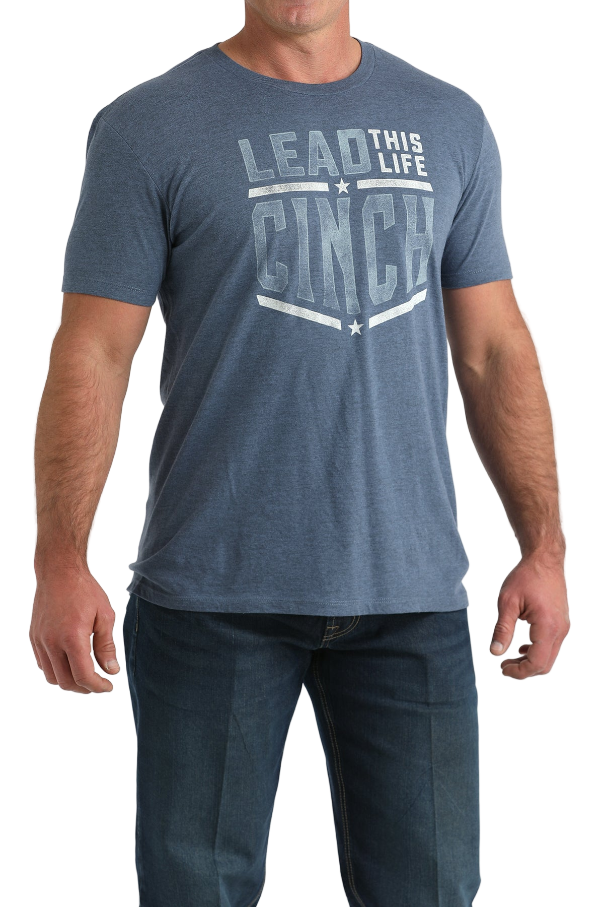 CINCH MEN'S T-SHIRT - BLUE**FINAL SALE**