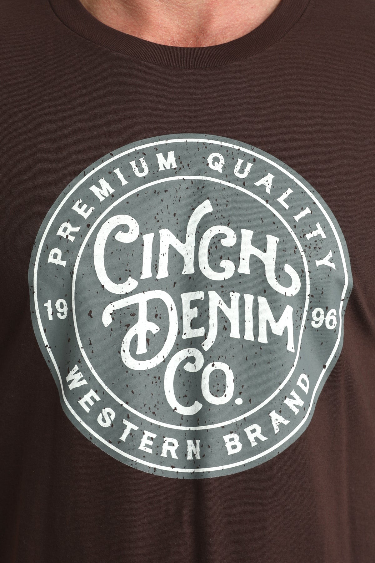CINCH MEN'S T-SHIRT - BROWN**FINAL SALE**